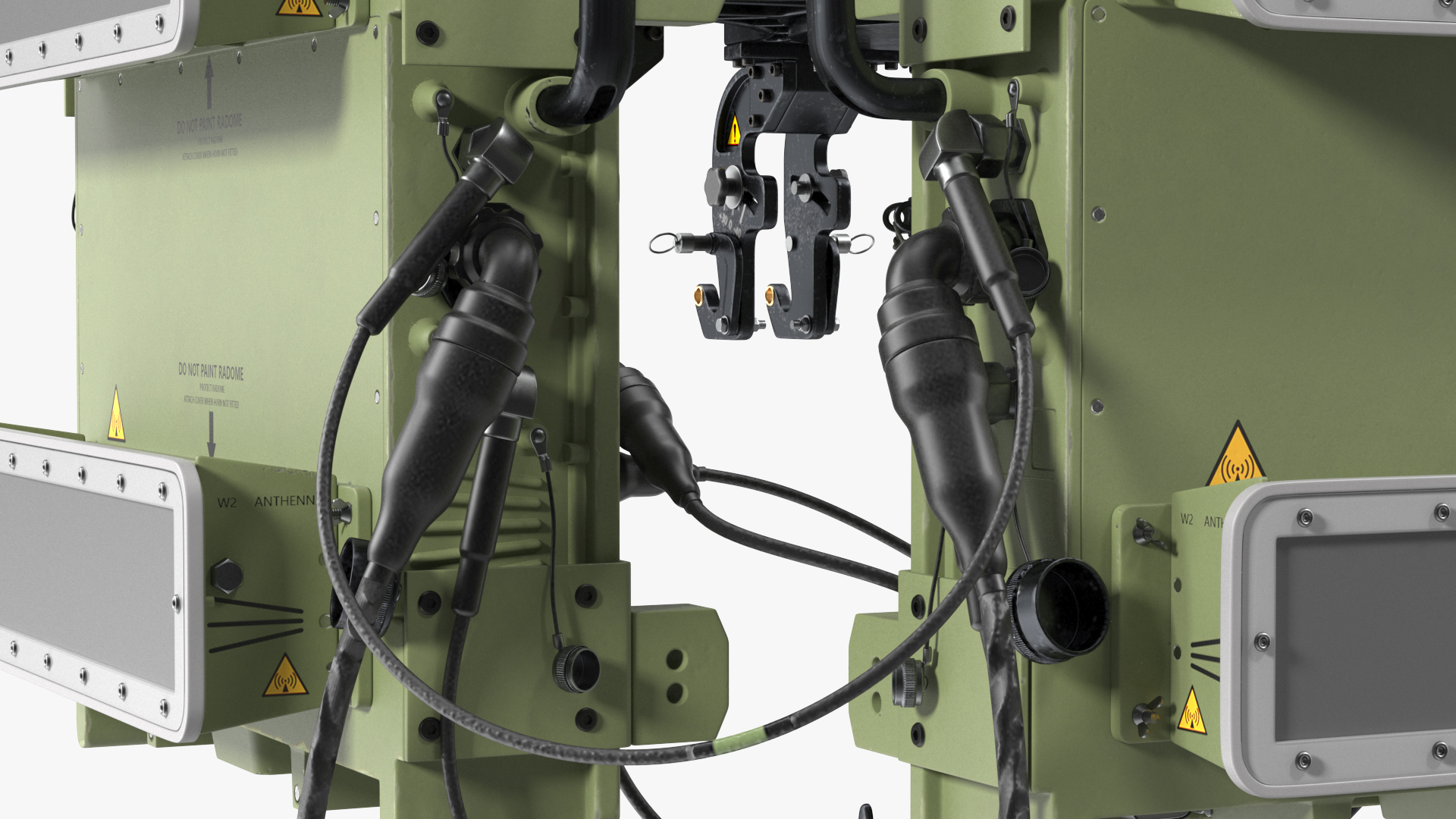 3D Anti UAV Defence System with Radar Set model