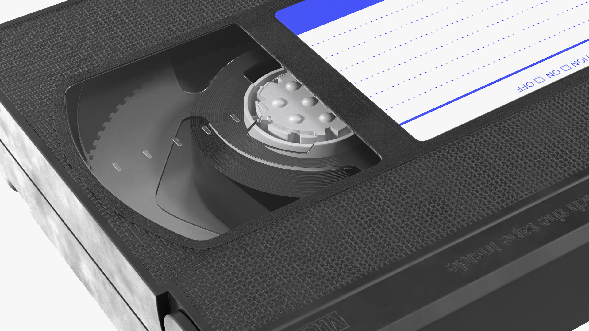 3D VHS E180 Video Cassette Tape model