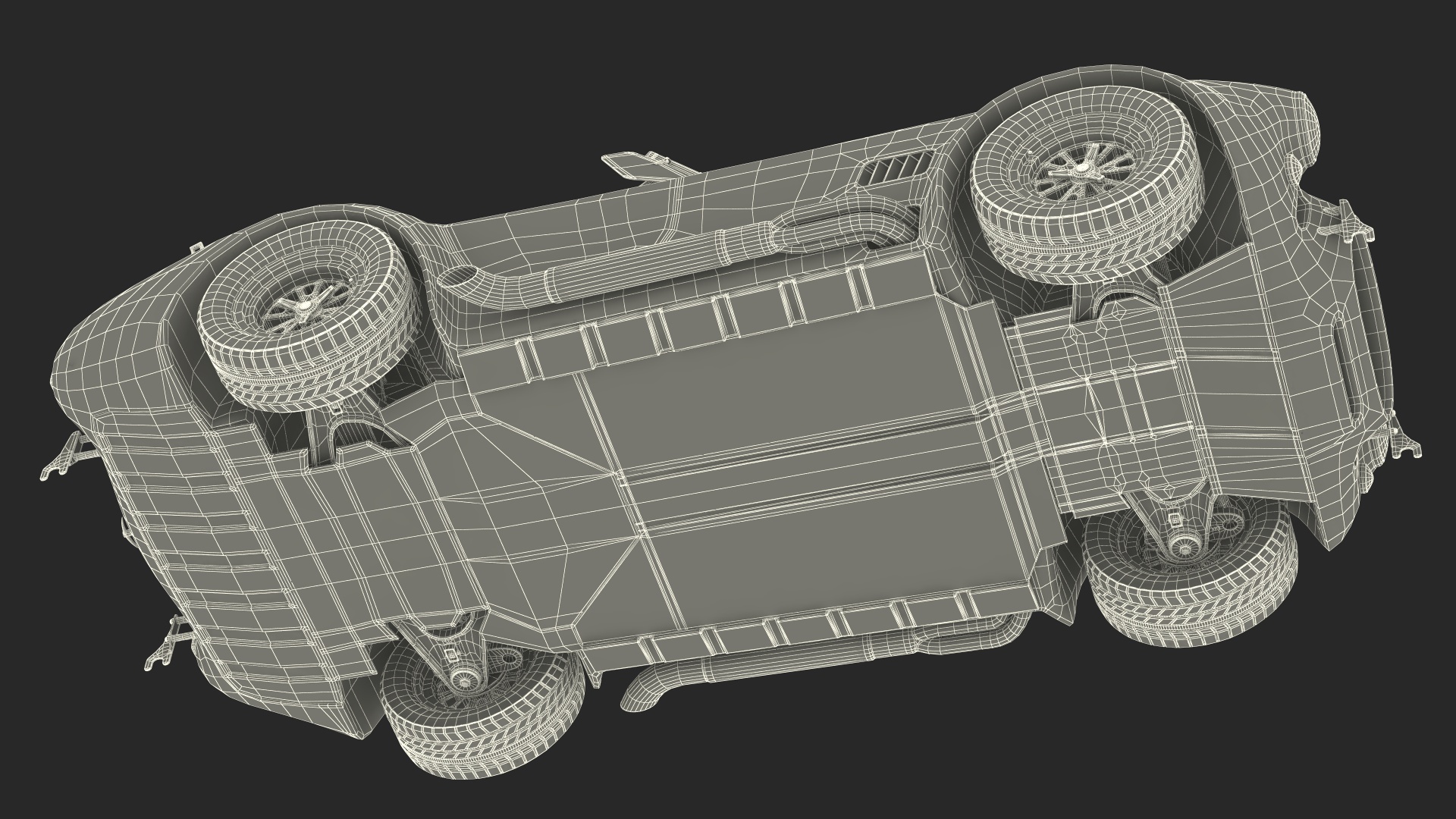 3D Retro Racing Car Rigged model