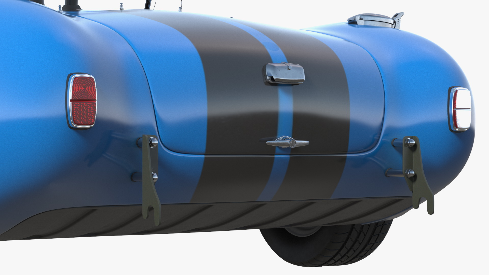 3D Retro Racing Car Rigged model