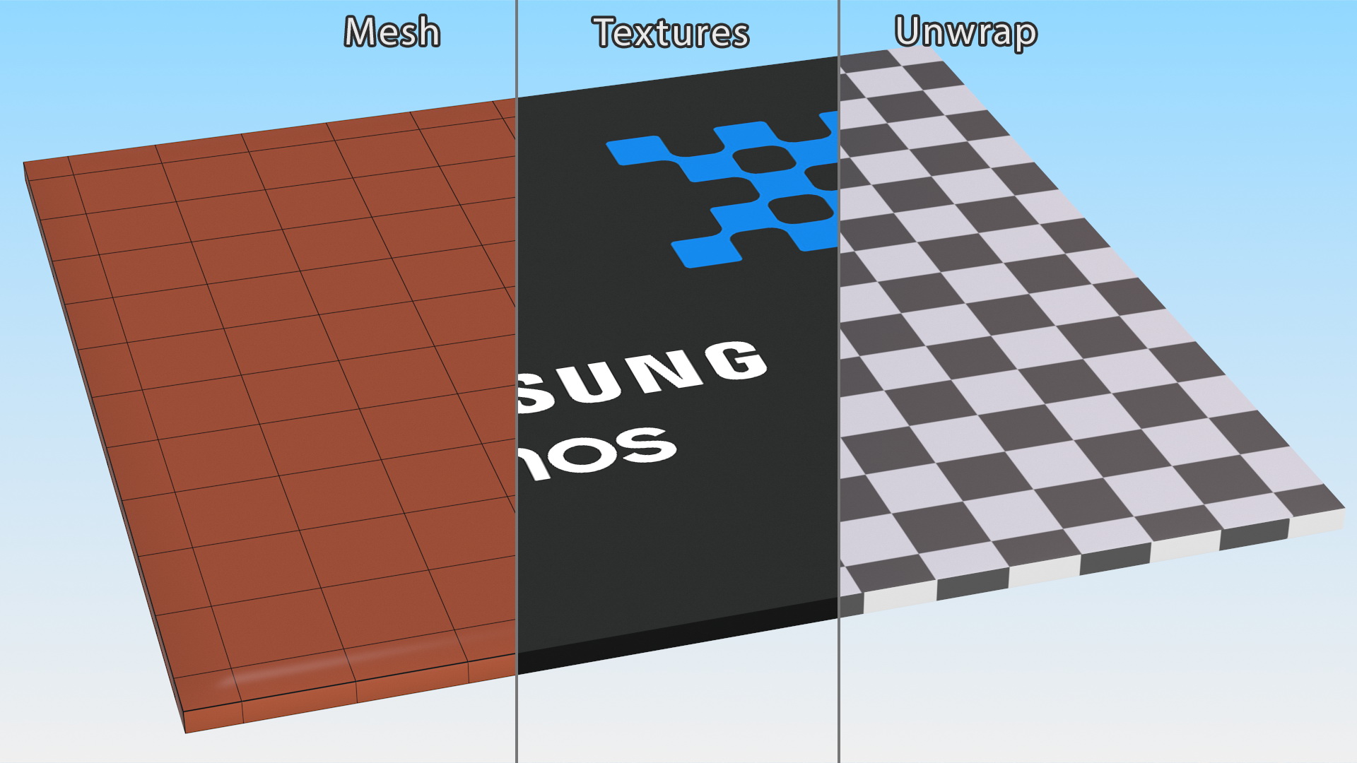Samsung Exynos 2200 Processor 3D model
