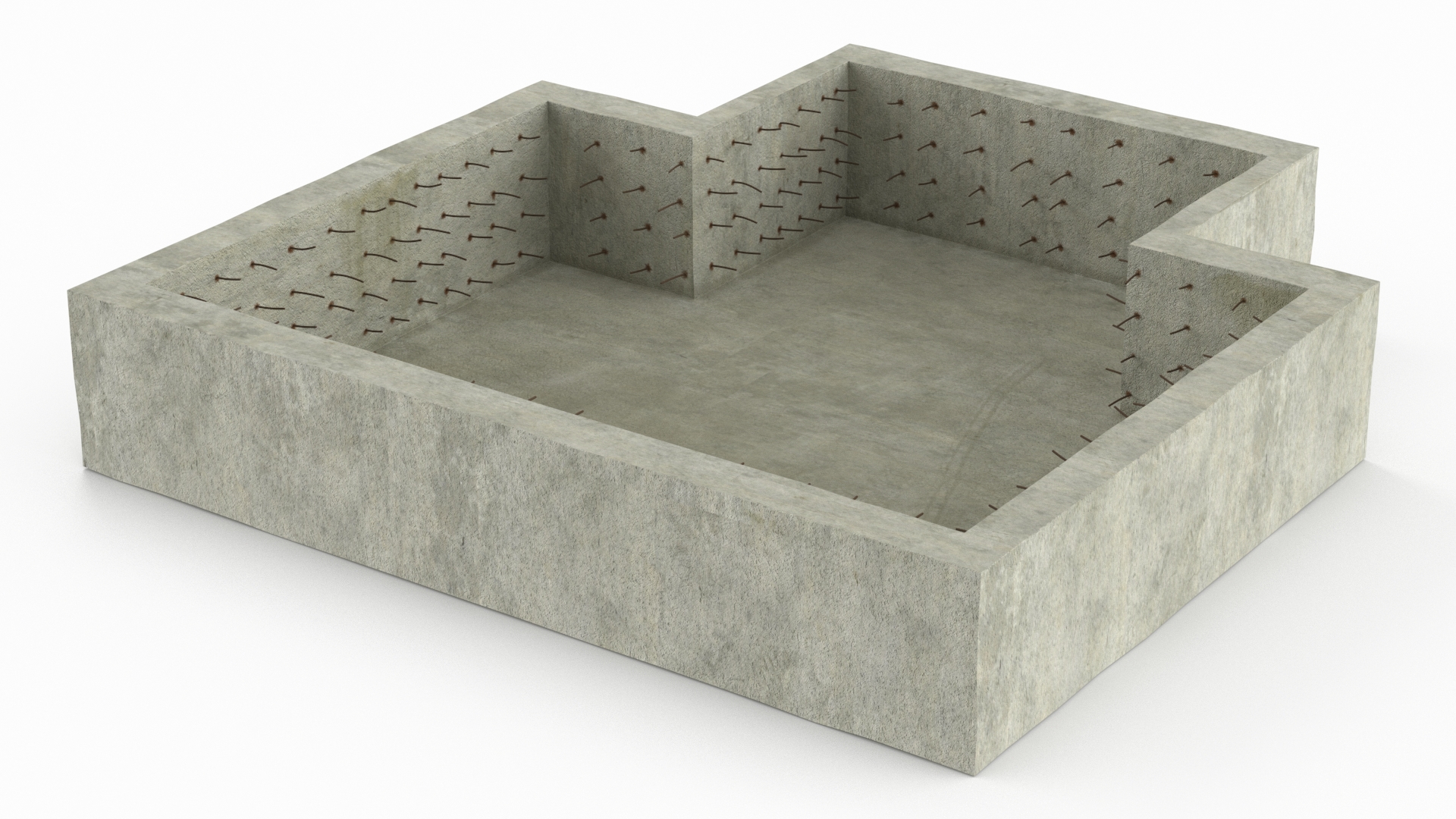 Private Building Foundation 3D