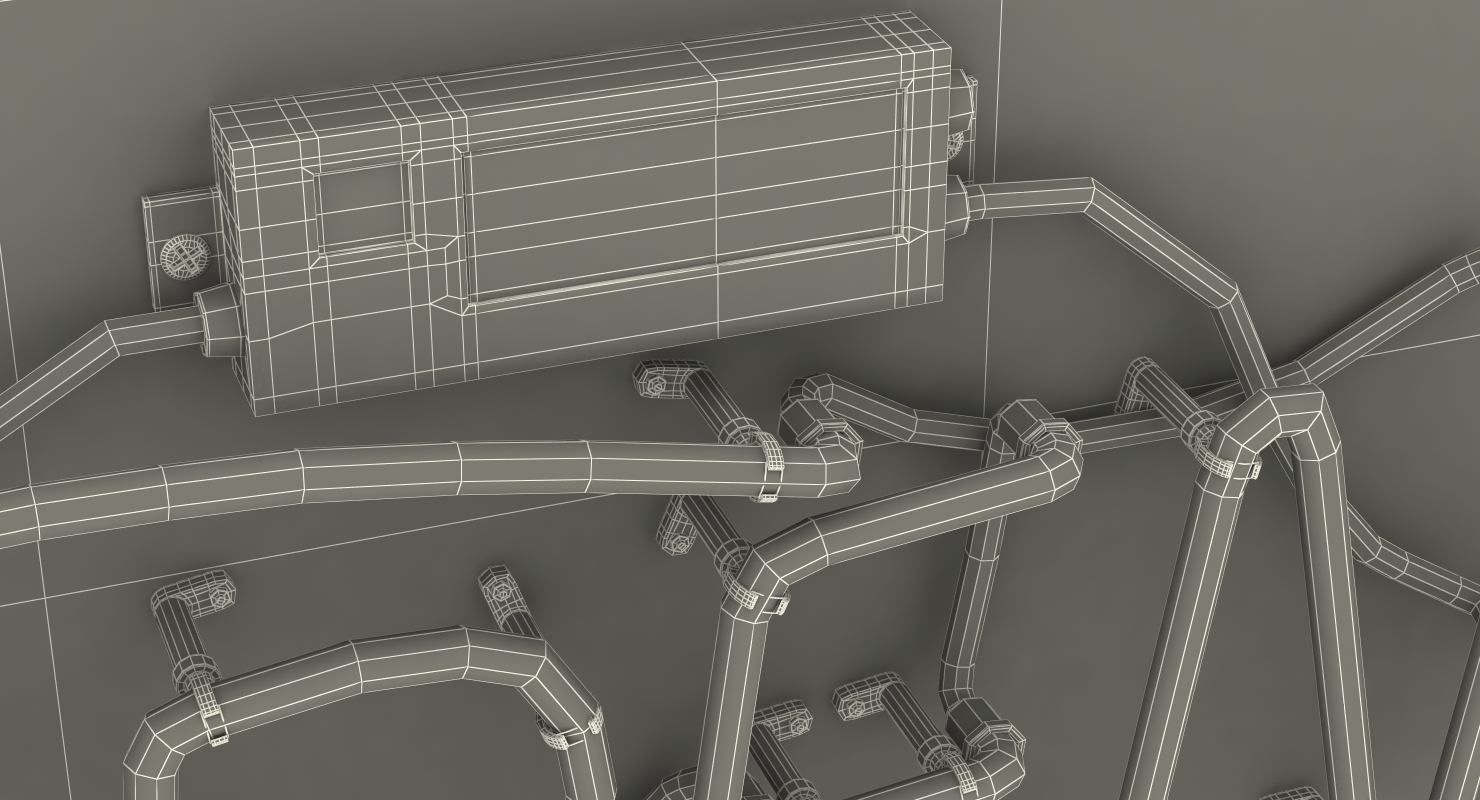 Neon Sign Open 3D model