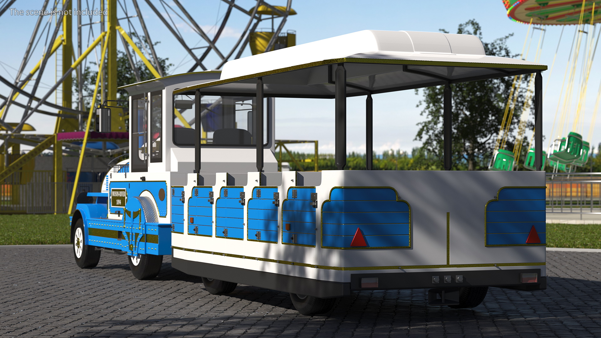 3D Tourist Train Dotto Muson River