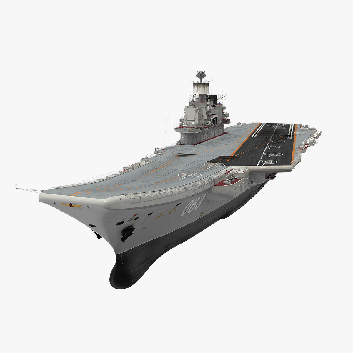 Russian Aircraft Carrier Admiral Kuznetsov, view 7