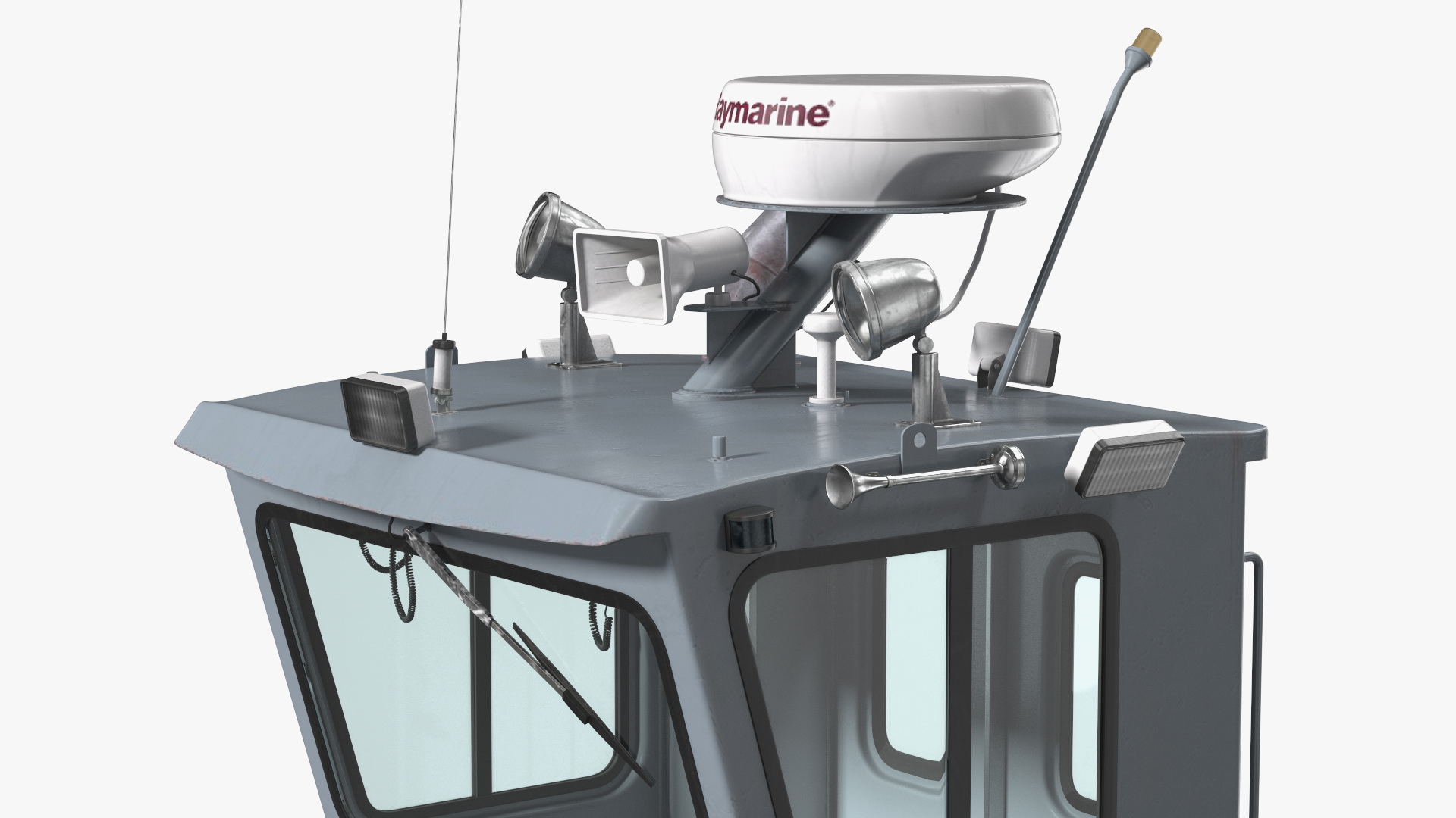 3D Boomin Beaver US NAVY Boat Rigged model