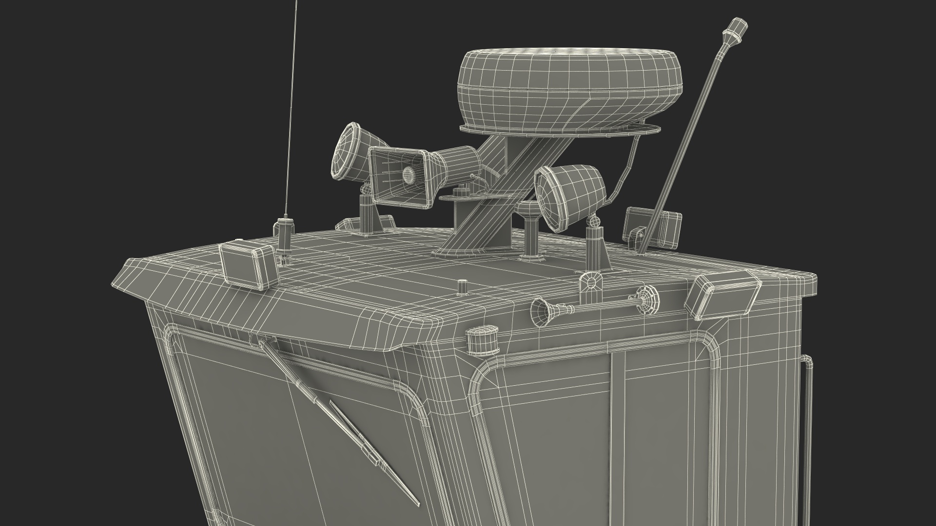 3D Boomin Beaver US NAVY Boat Rigged model