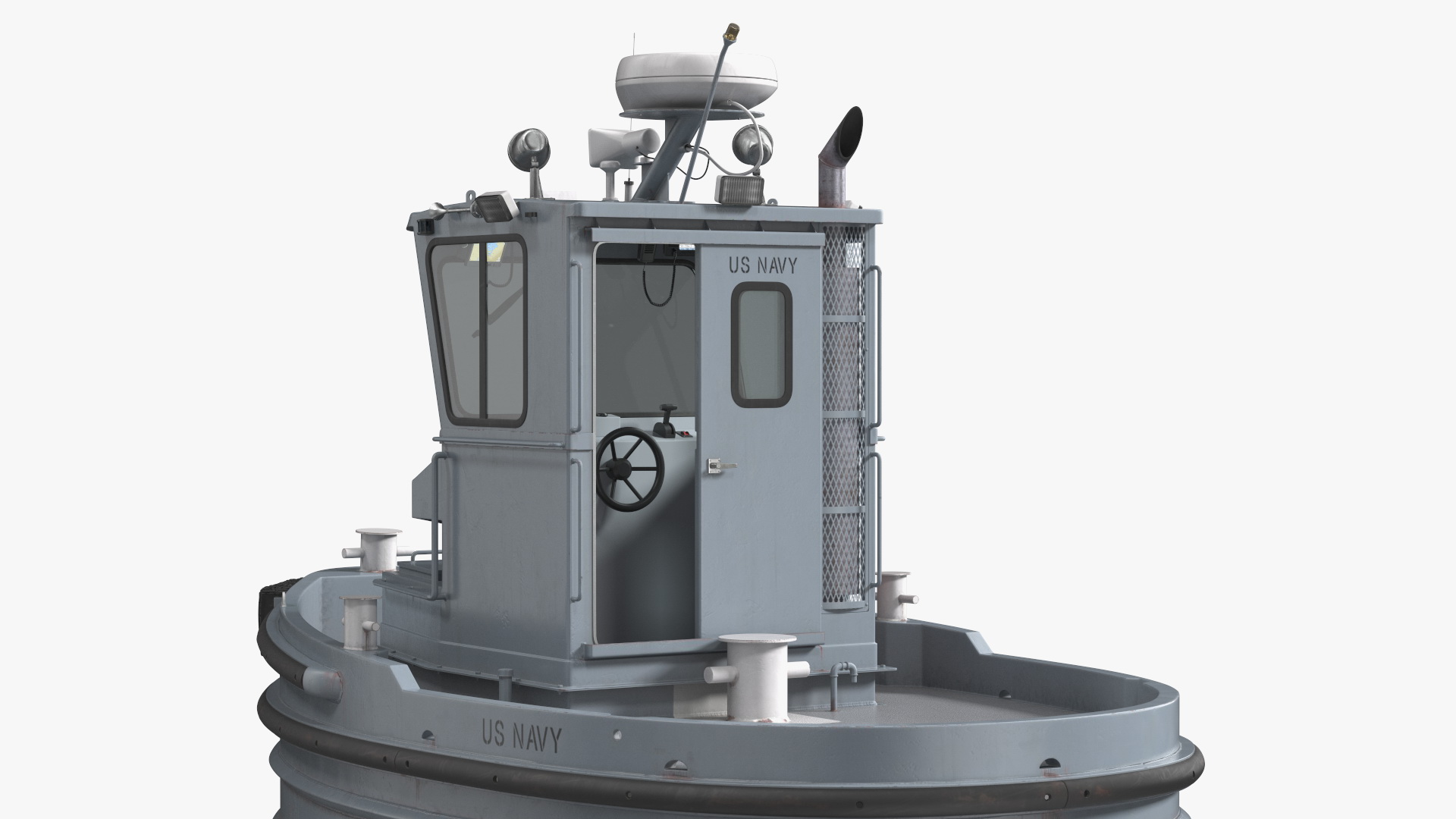 3D Boomin Beaver US NAVY Boat Rigged model