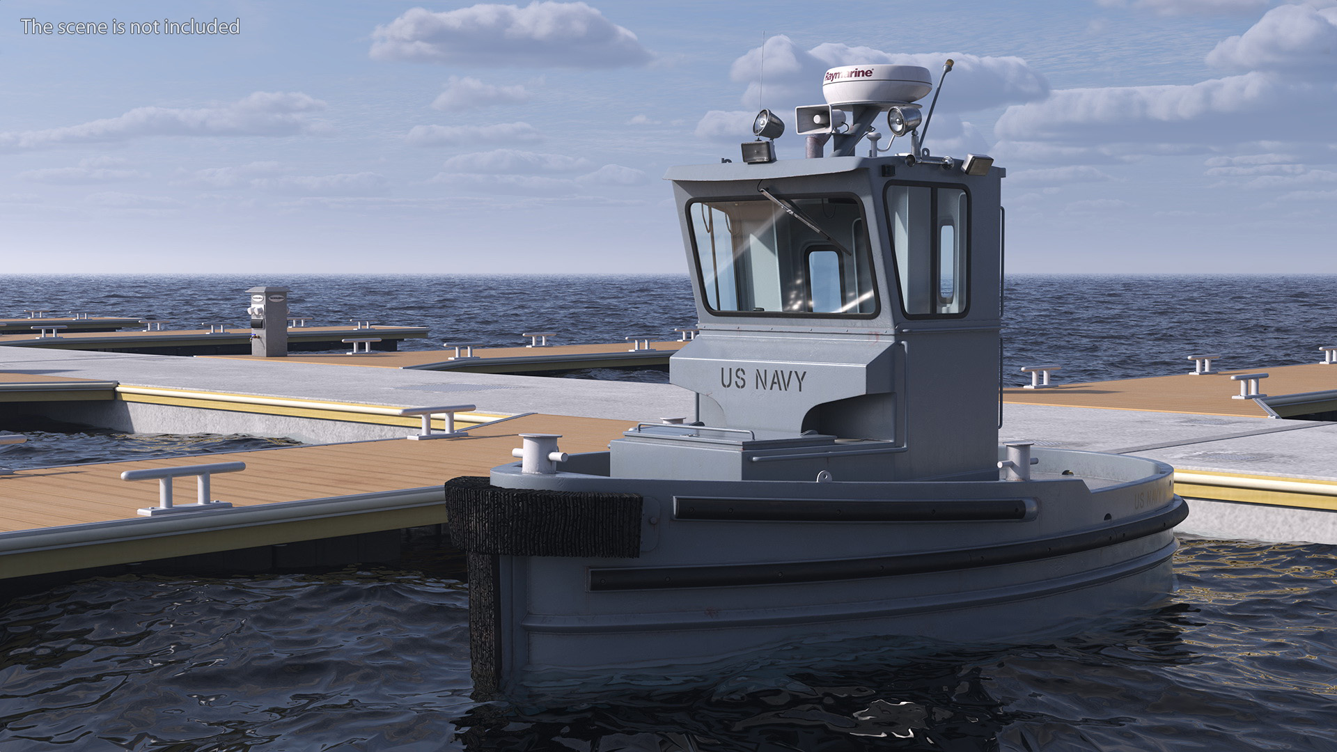 3D Boomin Beaver US NAVY Boat Rigged model
