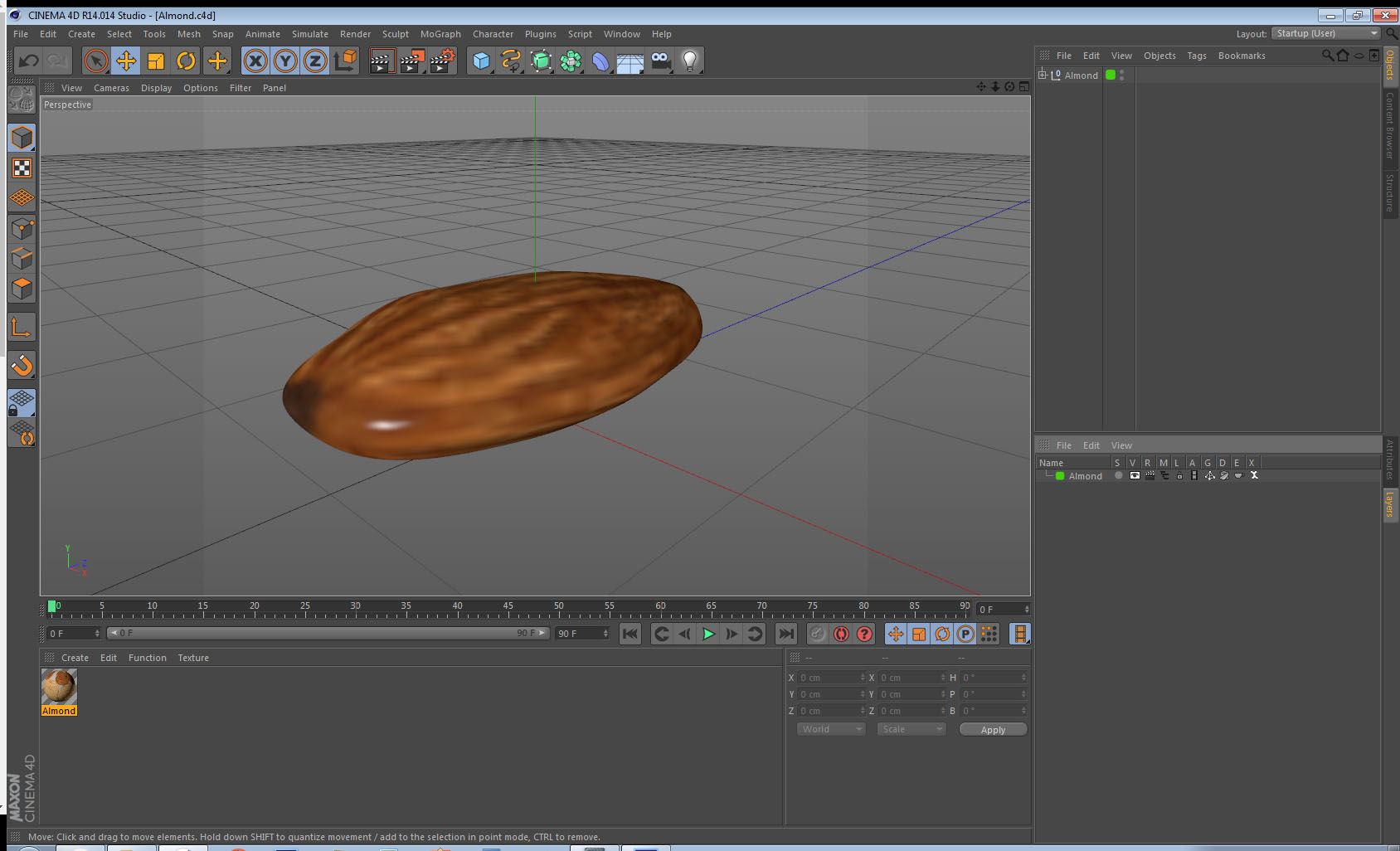 3D model Almond