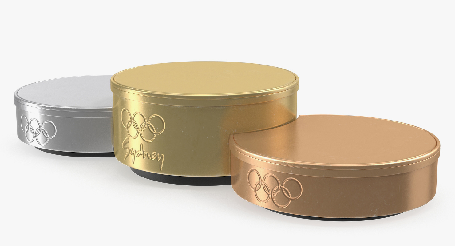 3D Olympic Winner Podium