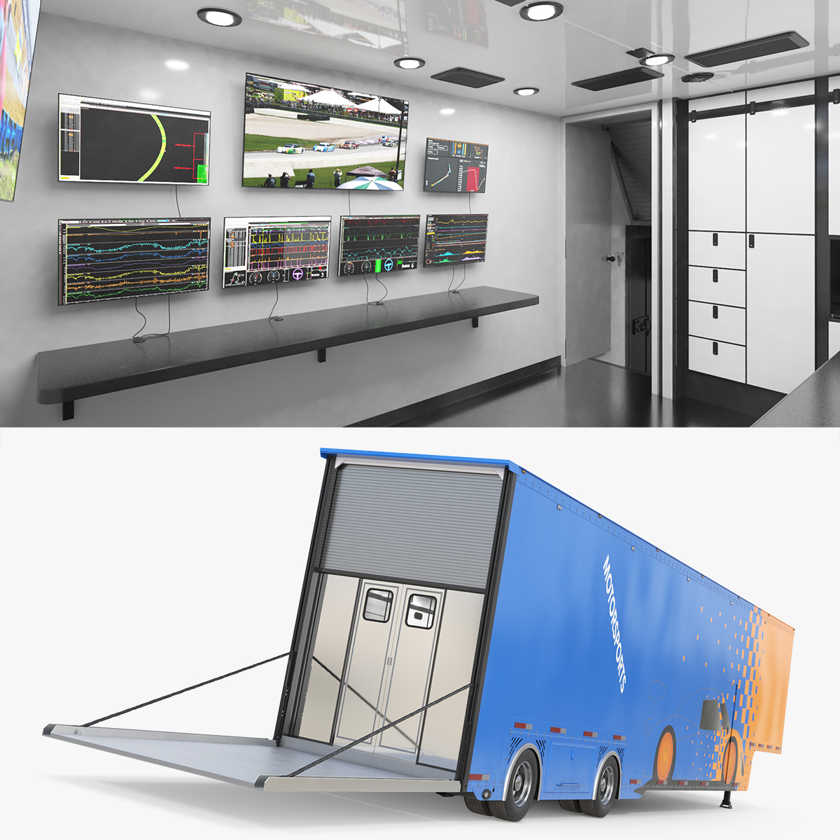 Featherlite 53 Race Transporter with Interior, view 7