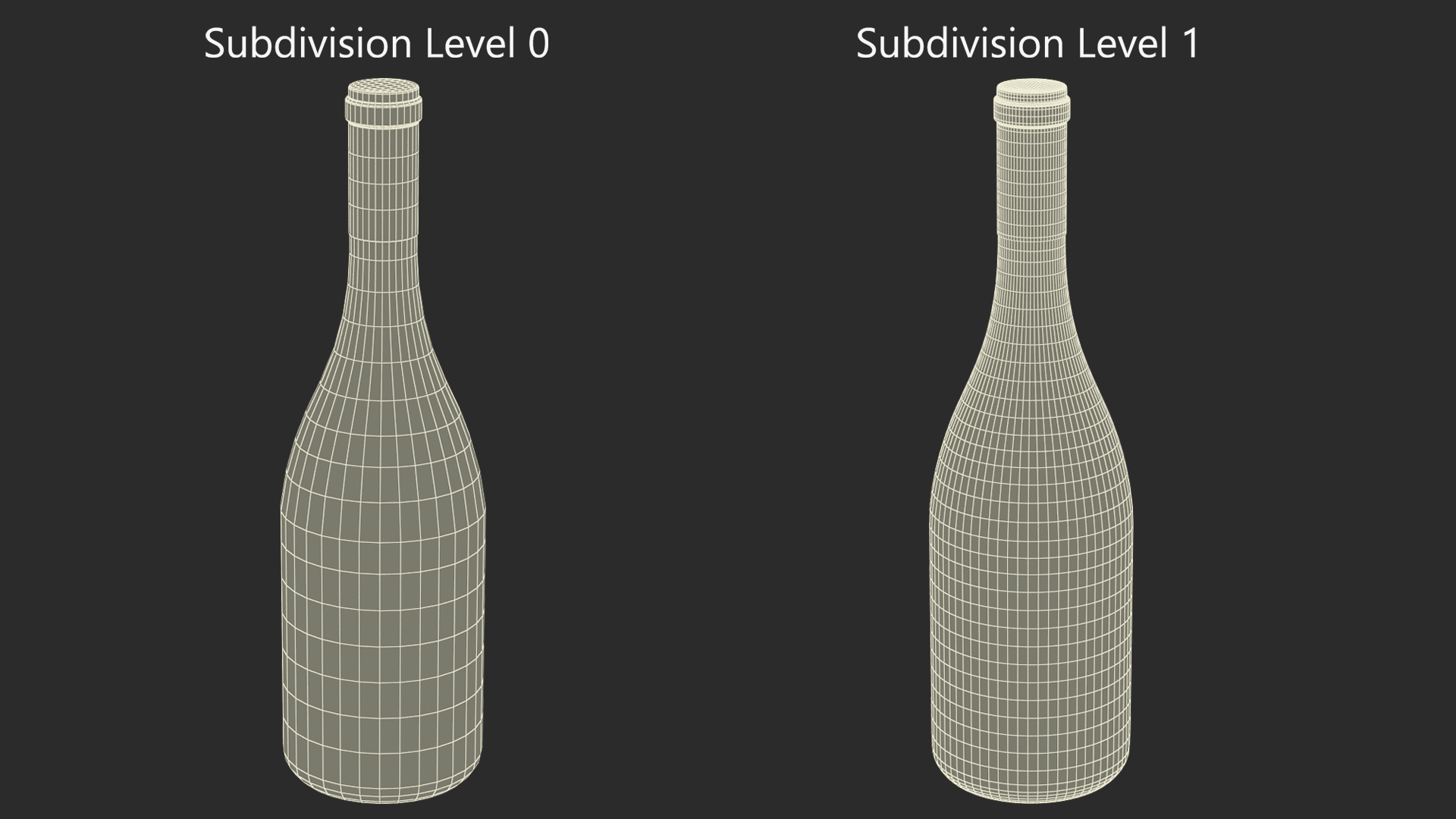 3D model Cosmic Pares Balta Wine Bottle