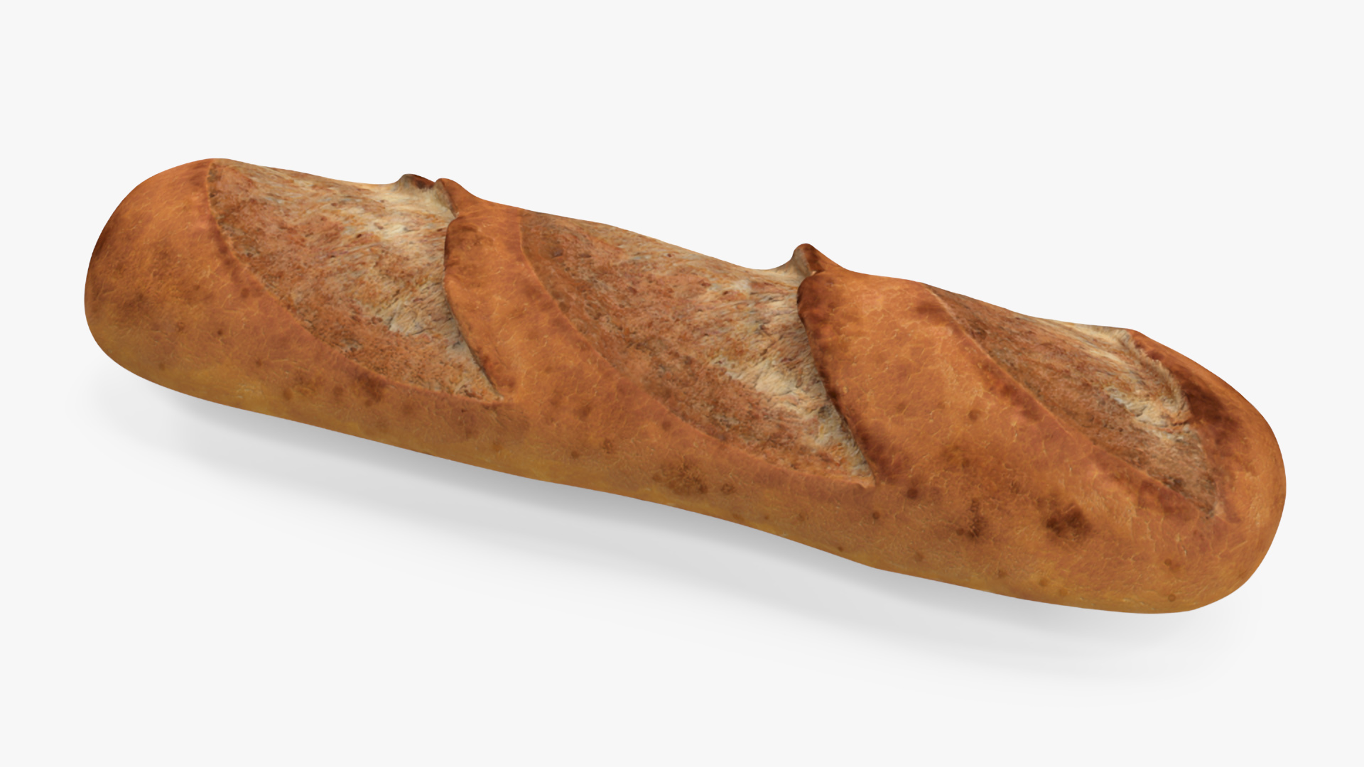 3D Paper Bread Bag White