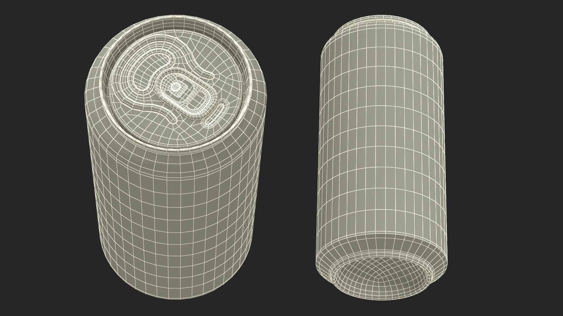Energy Drink Can Mockup 270ml 3D model