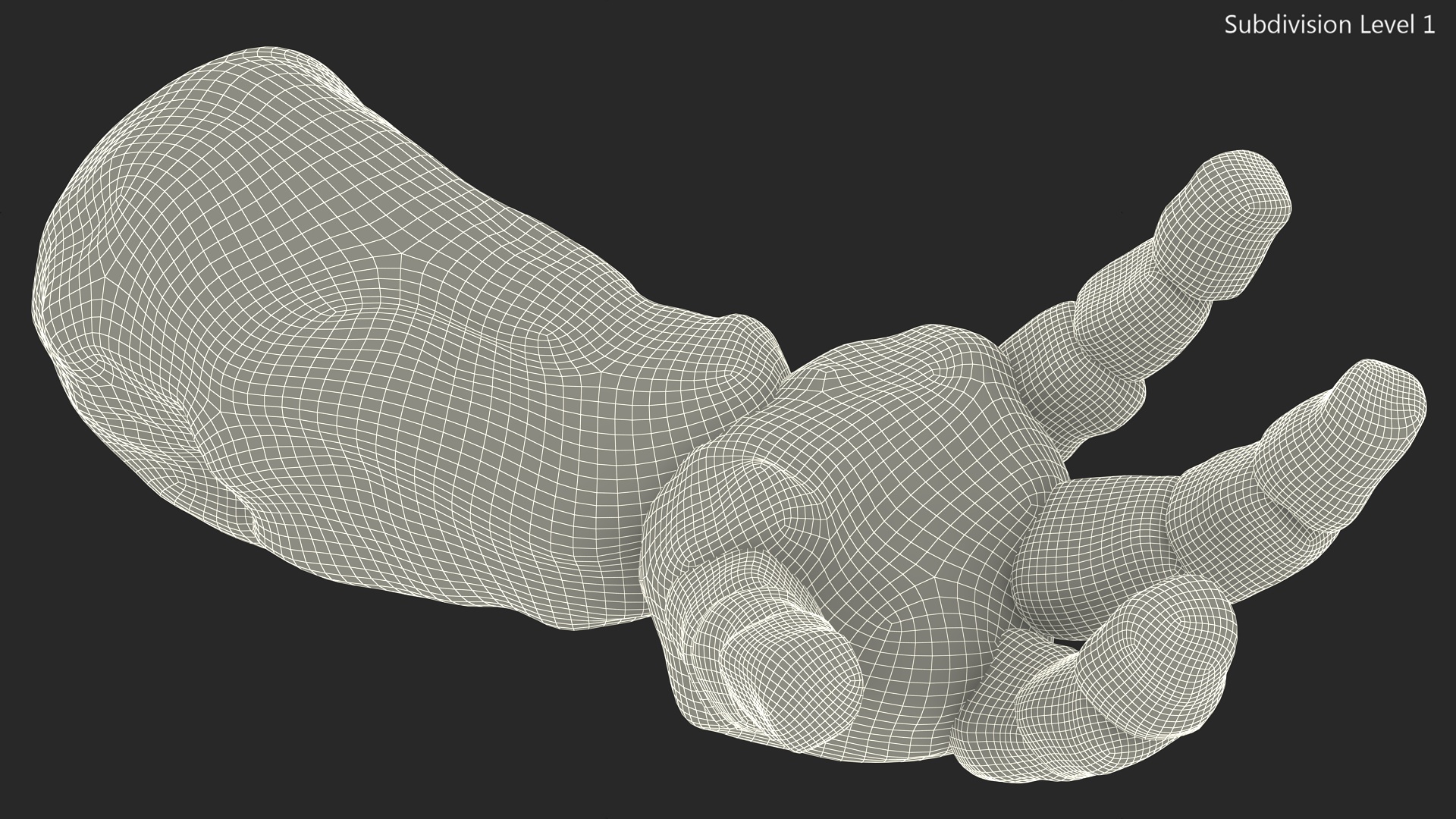 Stone Golem Hand Rigged for Cinema 4D 3D