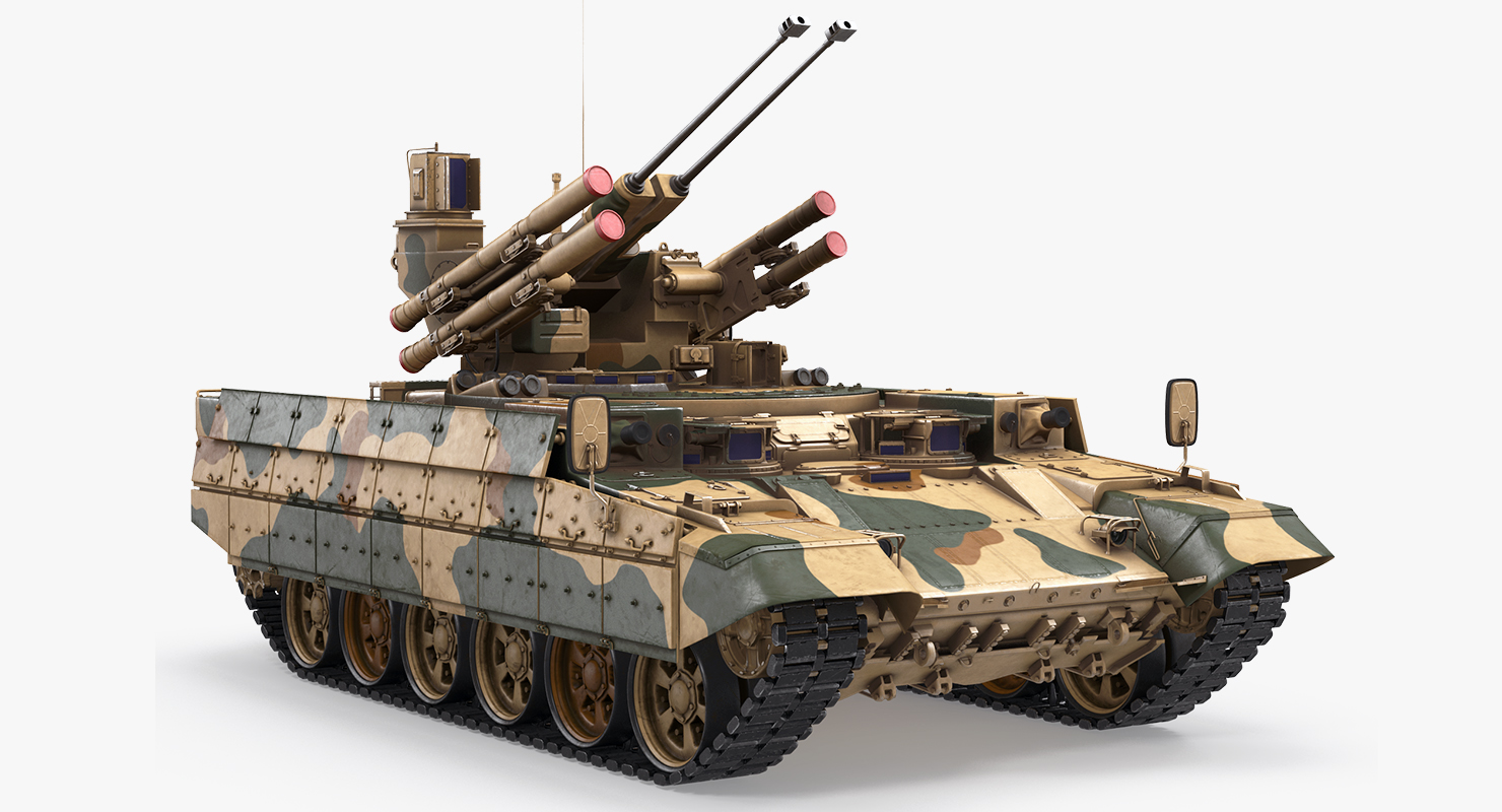Russian Armored Fighting Vehicle BMPT Rigged 3D model