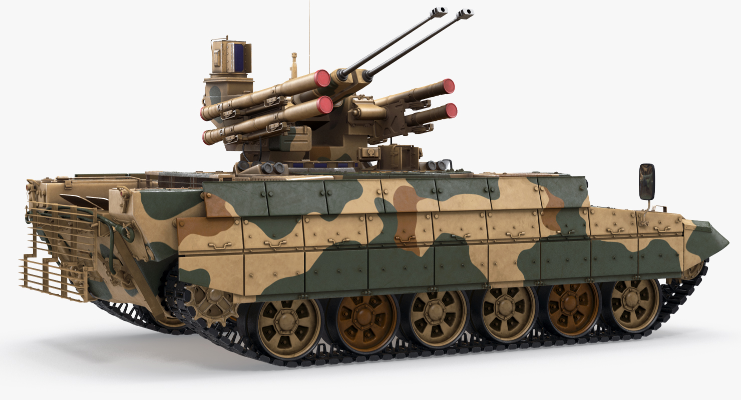 Russian Armored Fighting Vehicle BMPT Rigged 3D model
