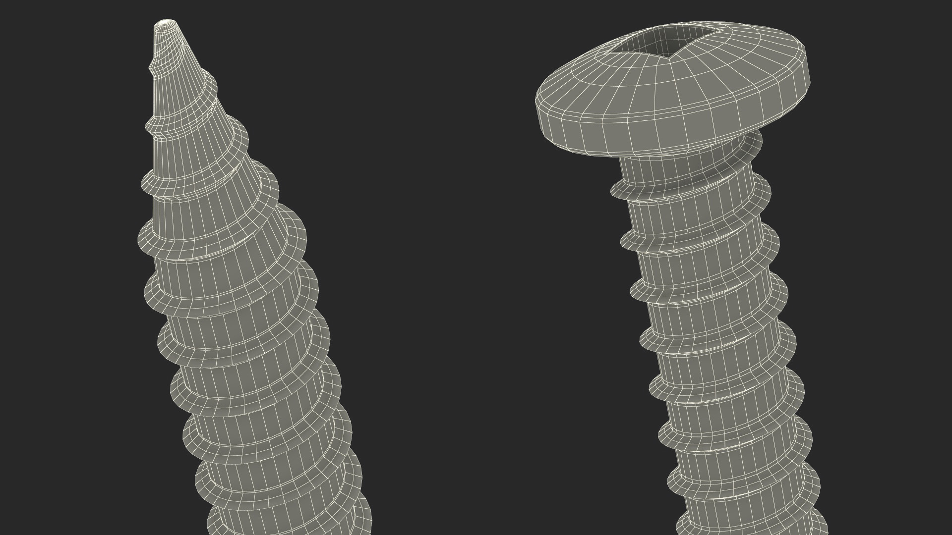 Sheet Metal Screw 3D