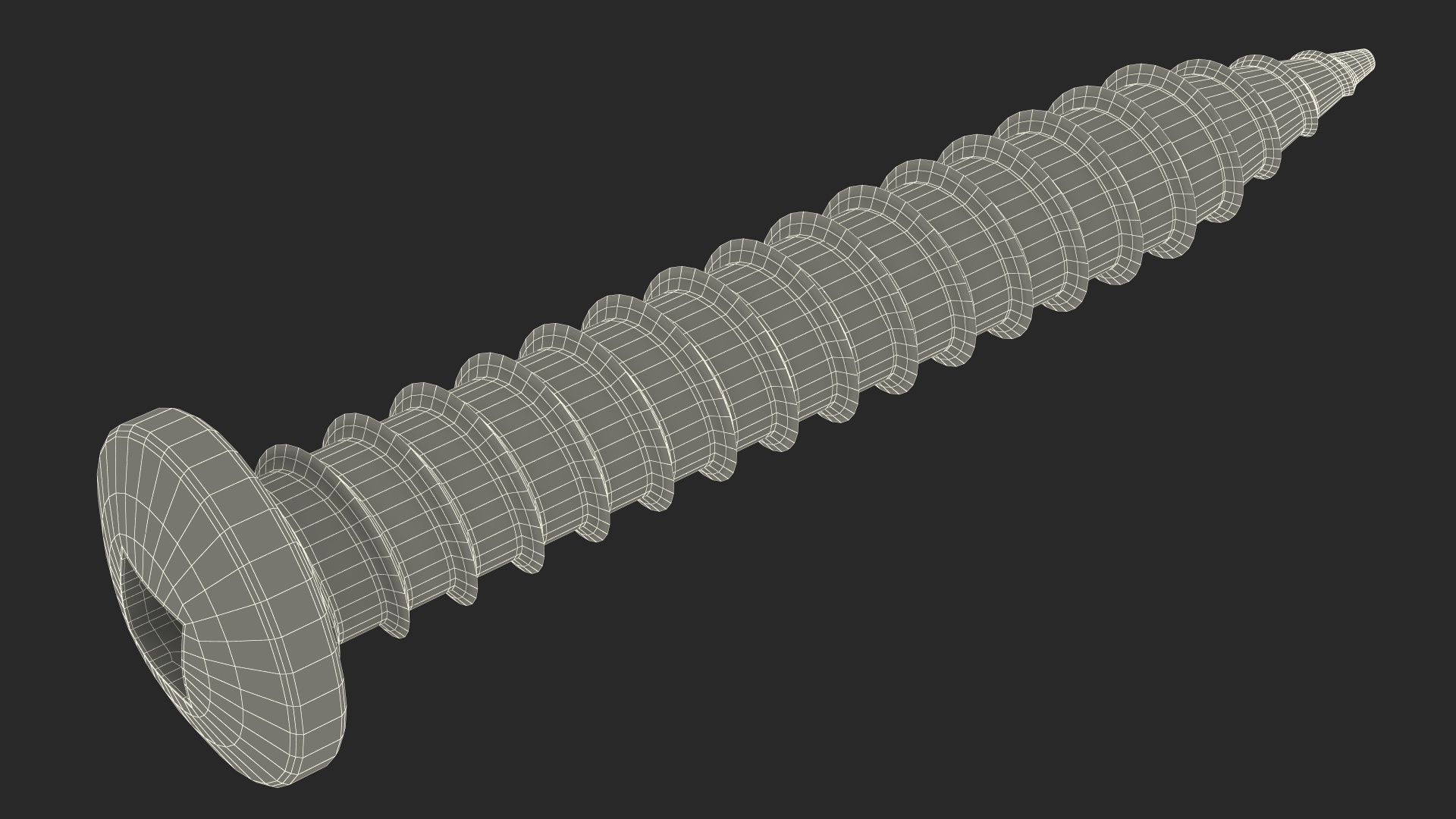 Sheet Metal Screw 3D