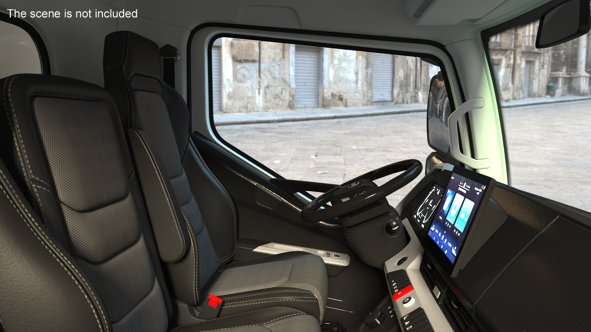 3D Truck BYD ETM6 Chassis White model