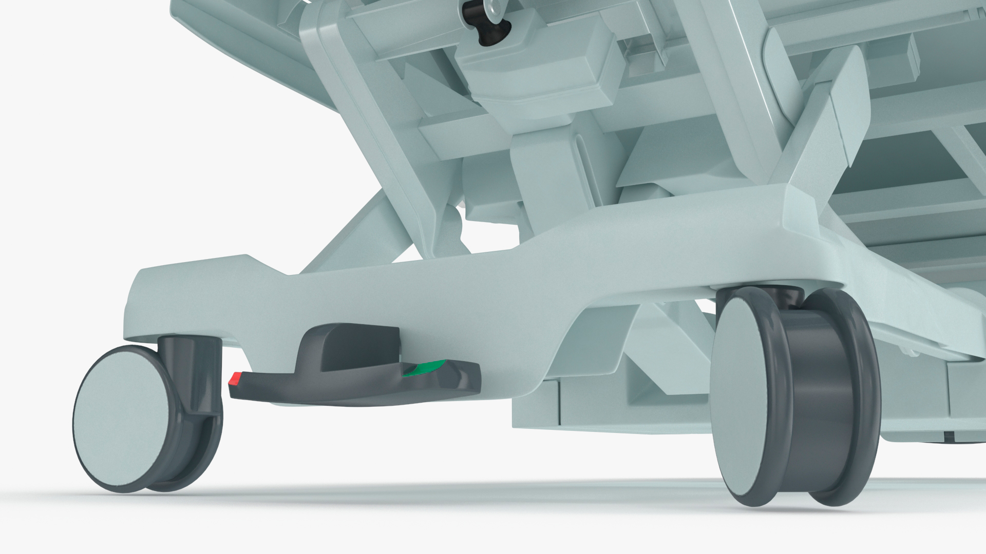 Stryker Procuity ZM Smart Hospital Bed Rigged for Cinema 4D 3D model