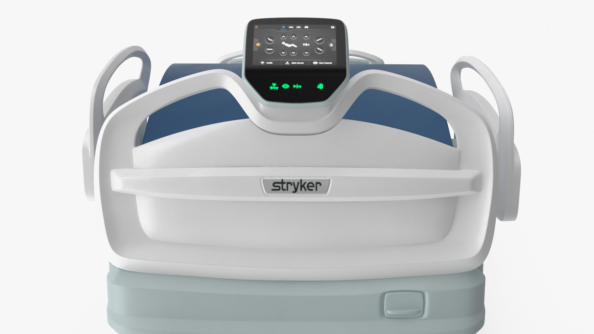 Stryker Procuity ZM Smart Hospital Bed Rigged for Cinema 4D 3D model