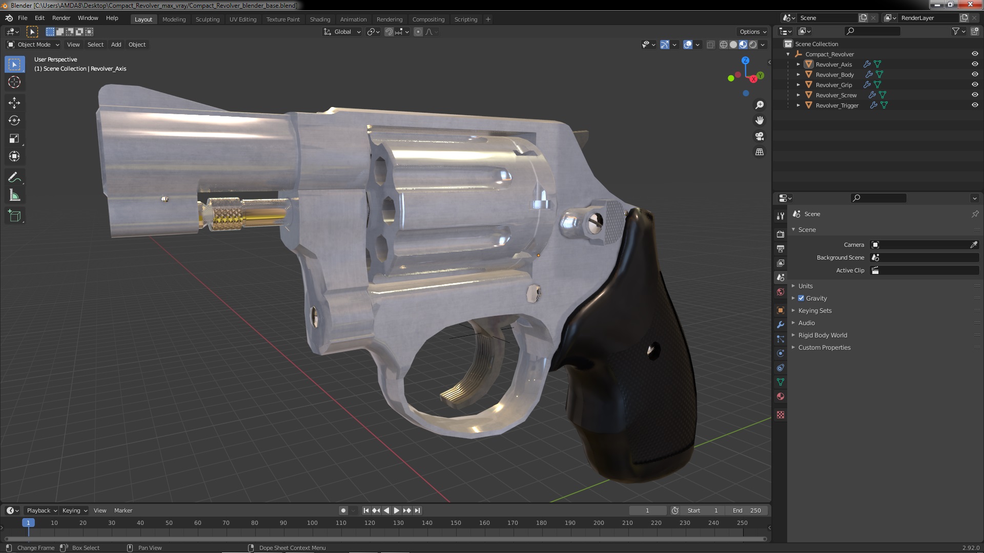 3D Compact Revolver