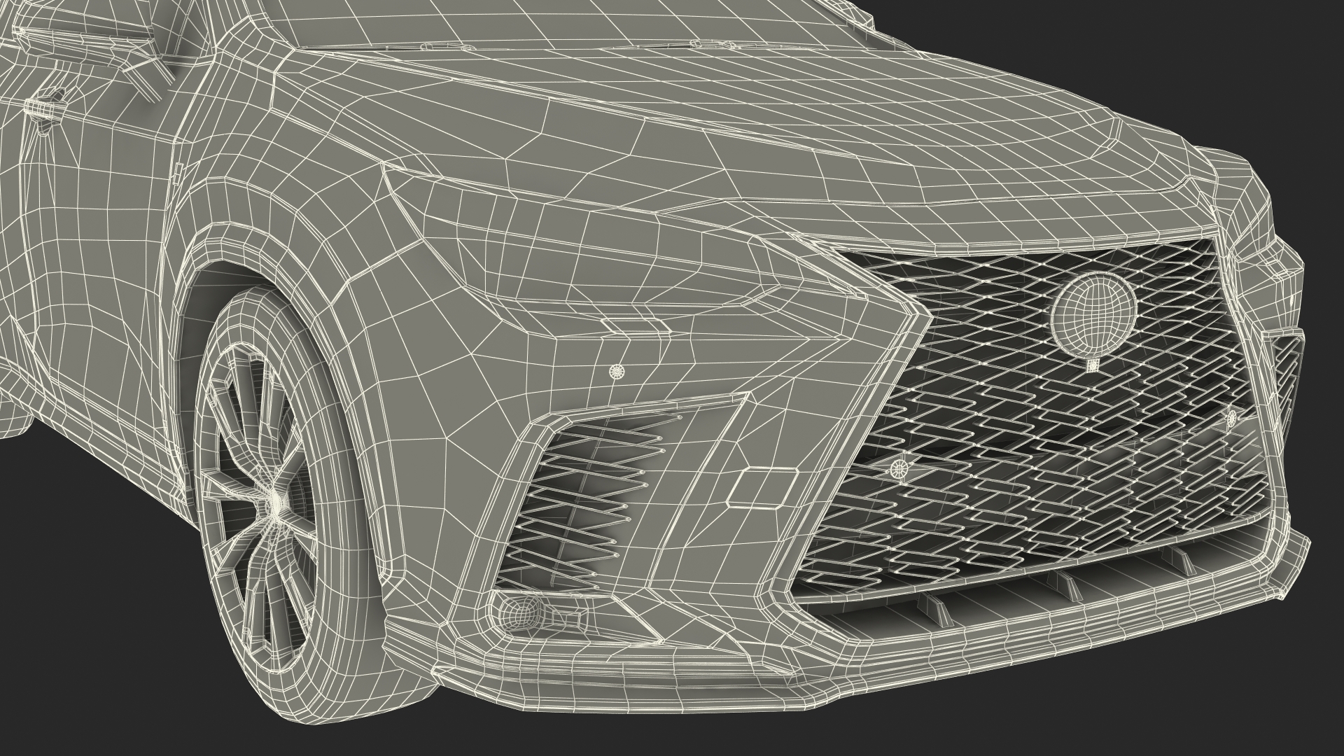 3D model Luxury Hybrid SUV White Simple Interior Rigged for Cinema 4D