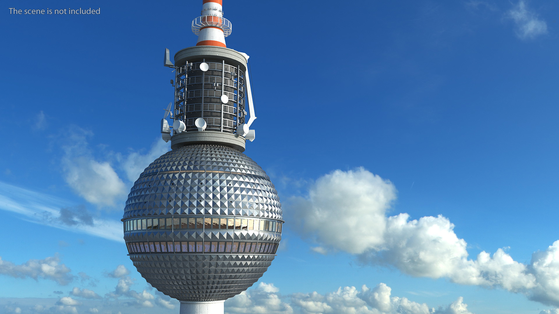 Television Tower Berliner Fernsehturm 3D