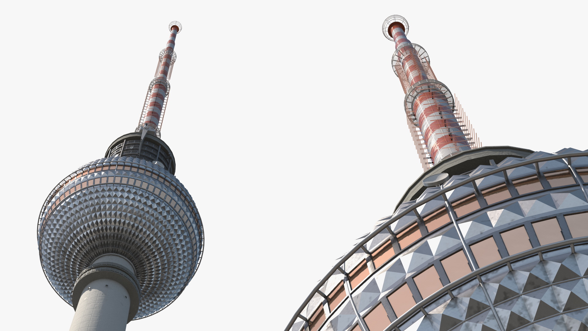 Television Tower Berliner Fernsehturm 3D