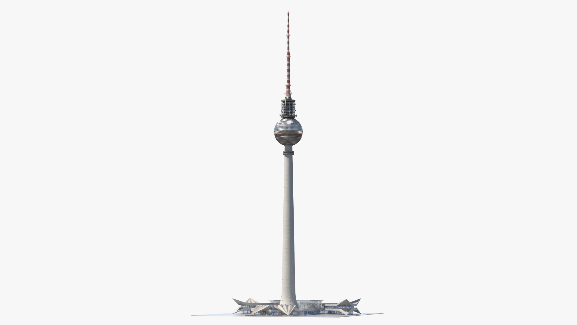 Television Tower Berliner Fernsehturm 3D