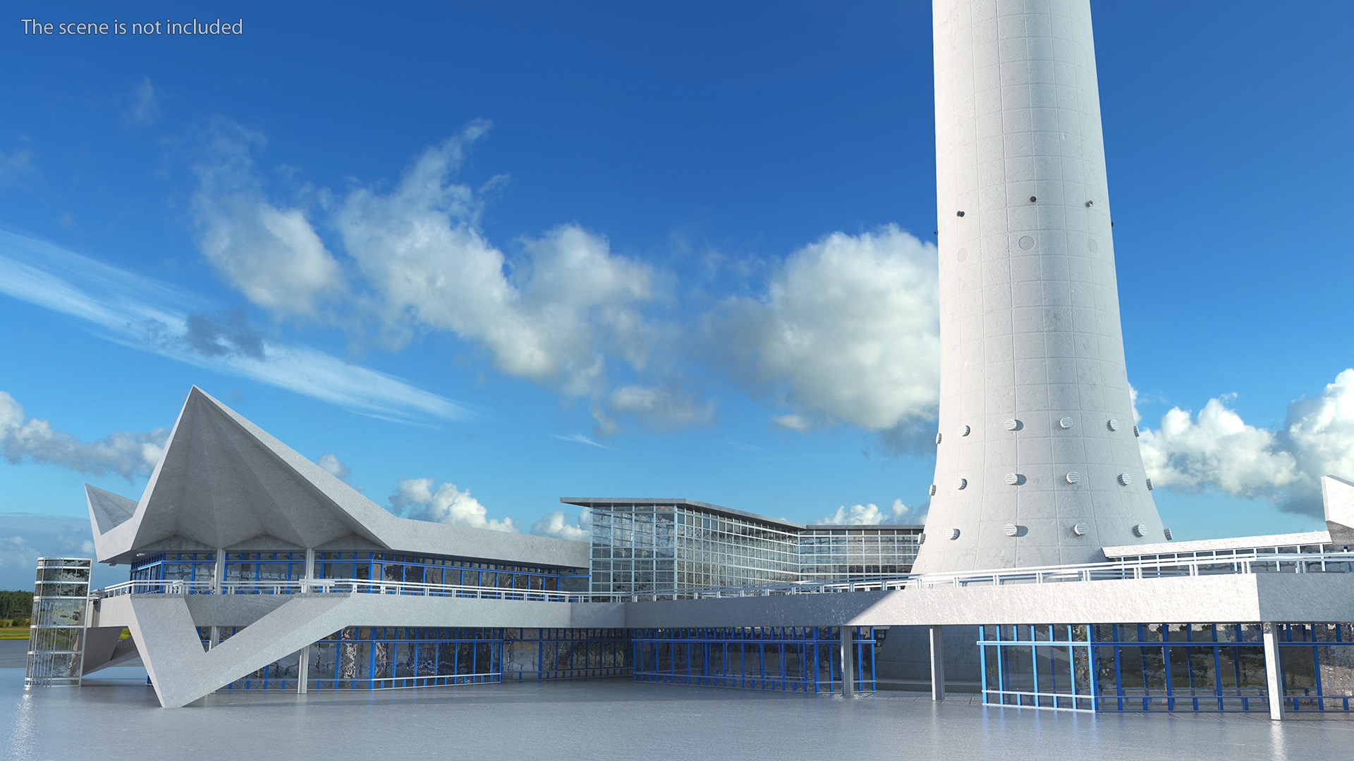 Television Tower Berliner Fernsehturm 3D