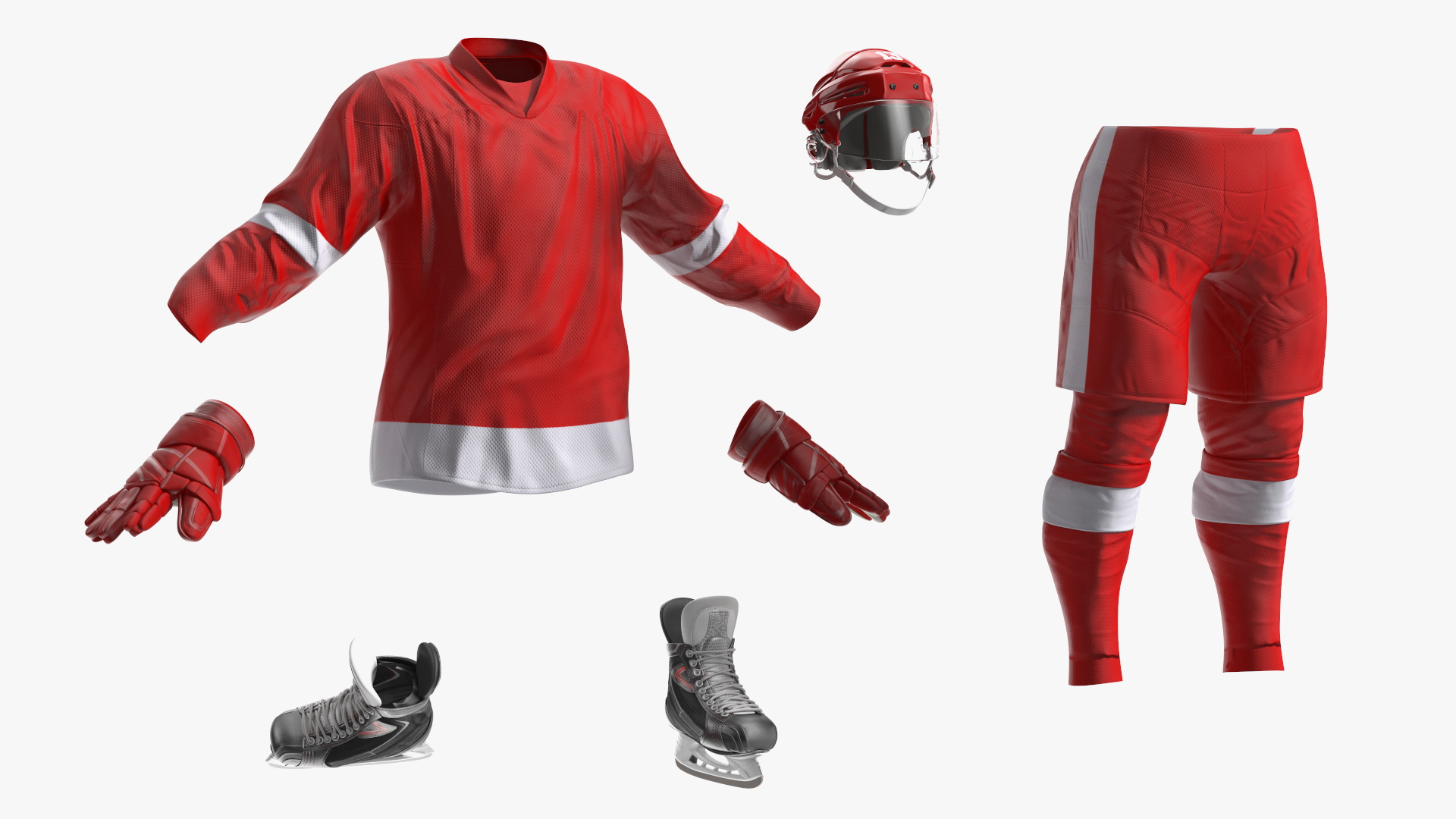 Equipment for Ice Hockey 3D model