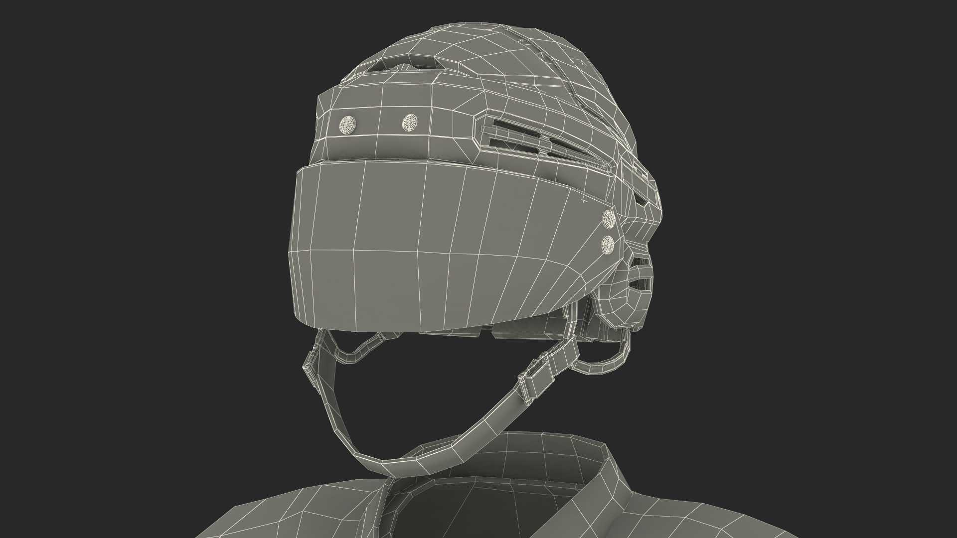 Equipment for Ice Hockey 3D model