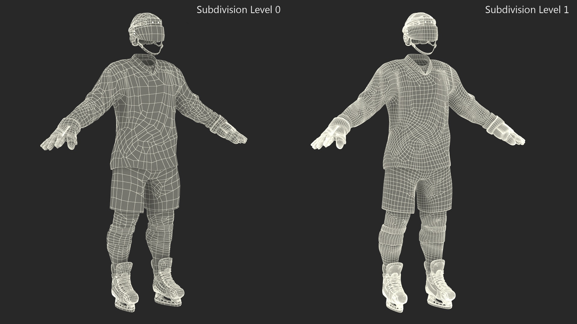 Equipment for Ice Hockey 3D model