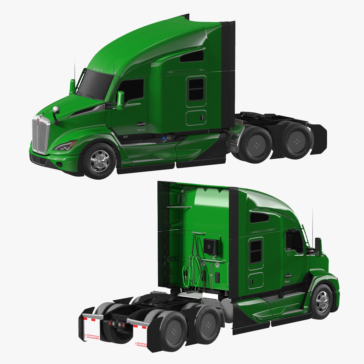 Kenworth T680 Exterior Truck 3D model preview