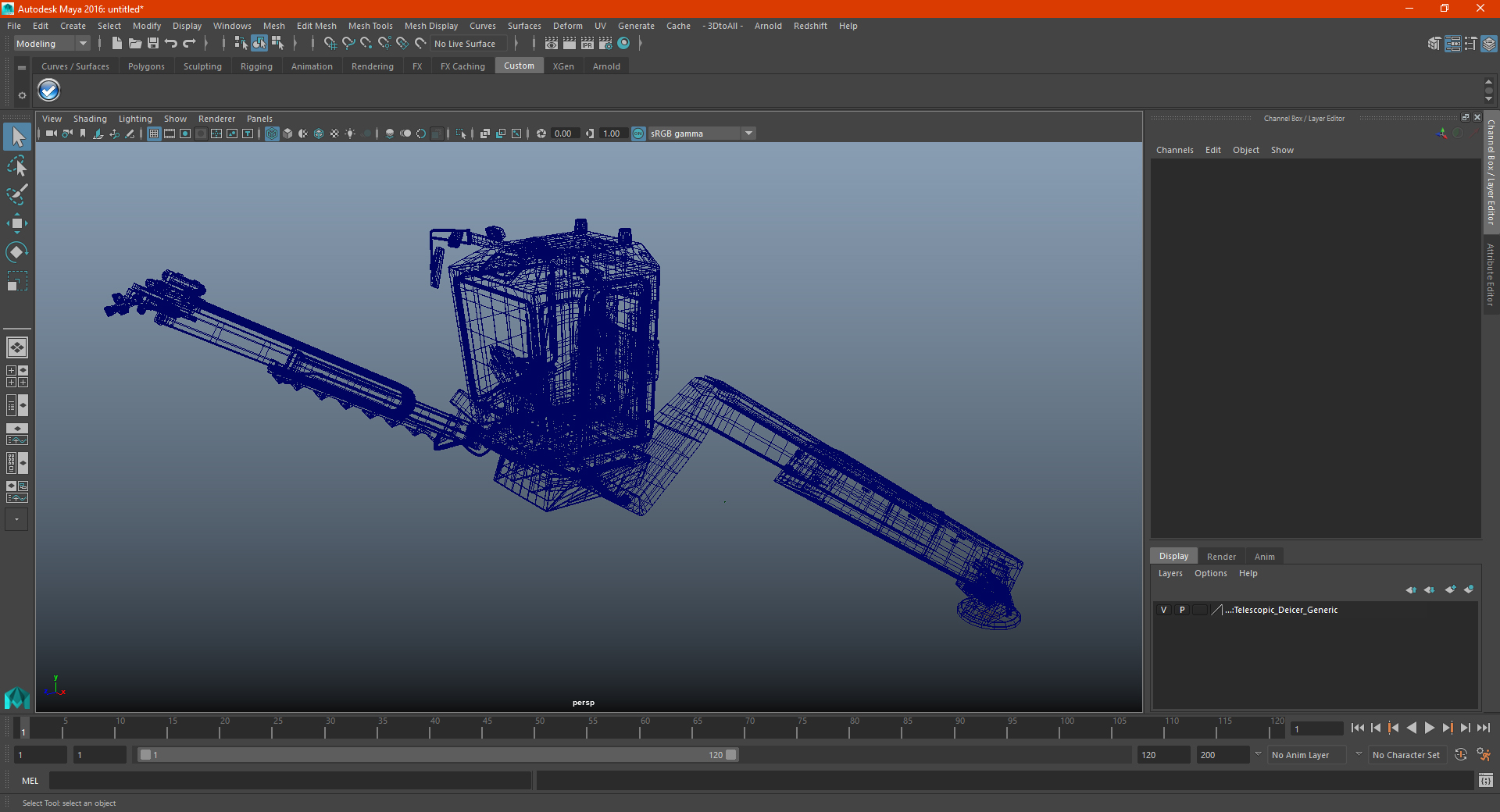 3D model Telescopic Deicer Generic