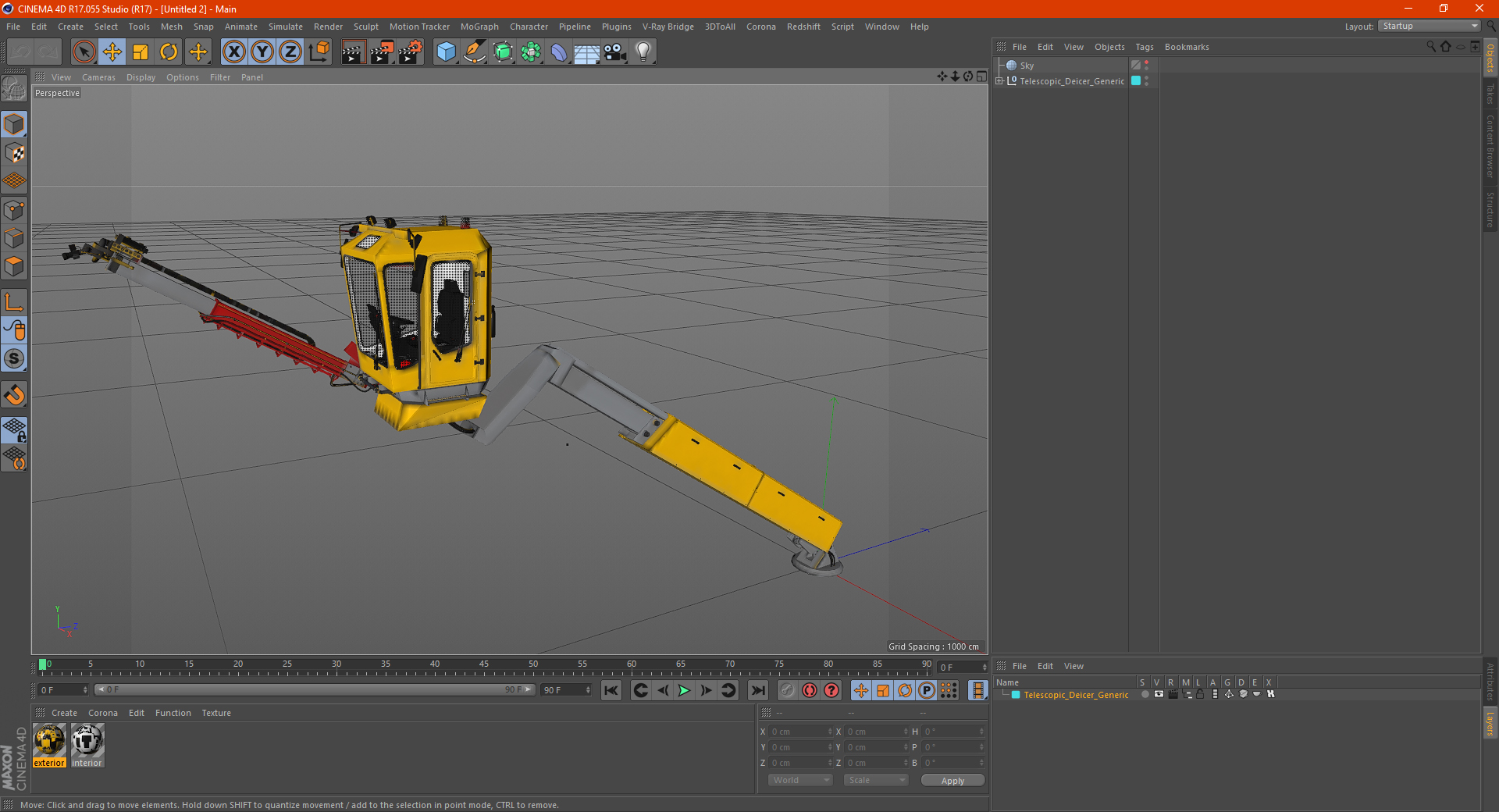 3D model Telescopic Deicer Generic