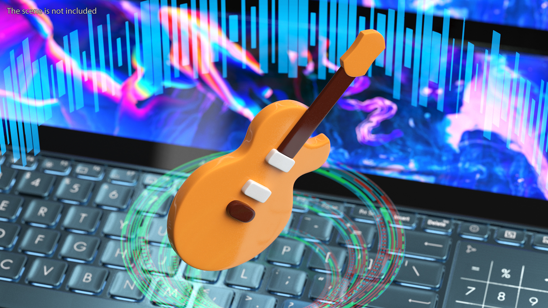 Guitar Emoji 3D