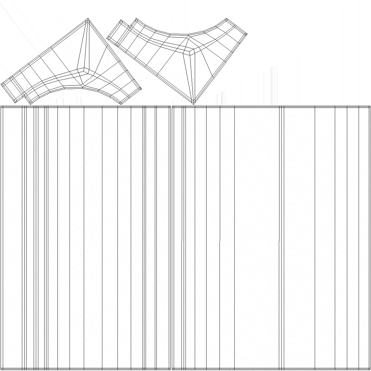 3D model Architectural Molding Gypsum Type 8