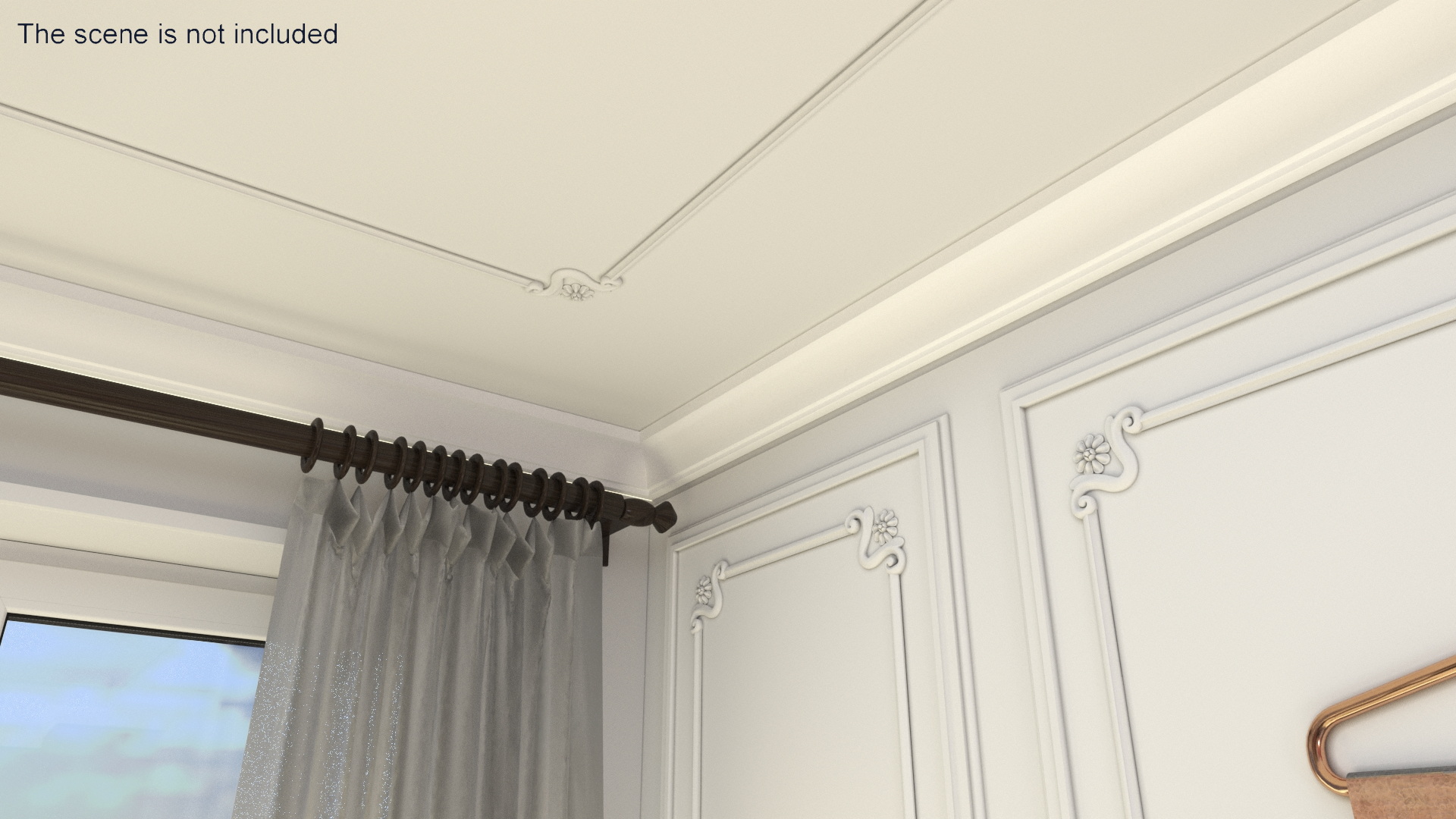 3D model Architectural Molding Gypsum Type 8