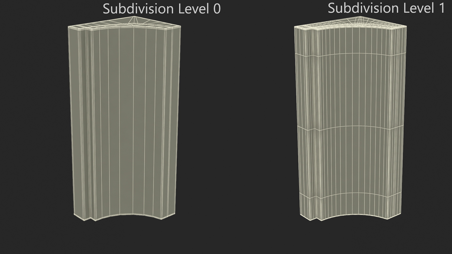 3D model Architectural Molding Gypsum Type 8
