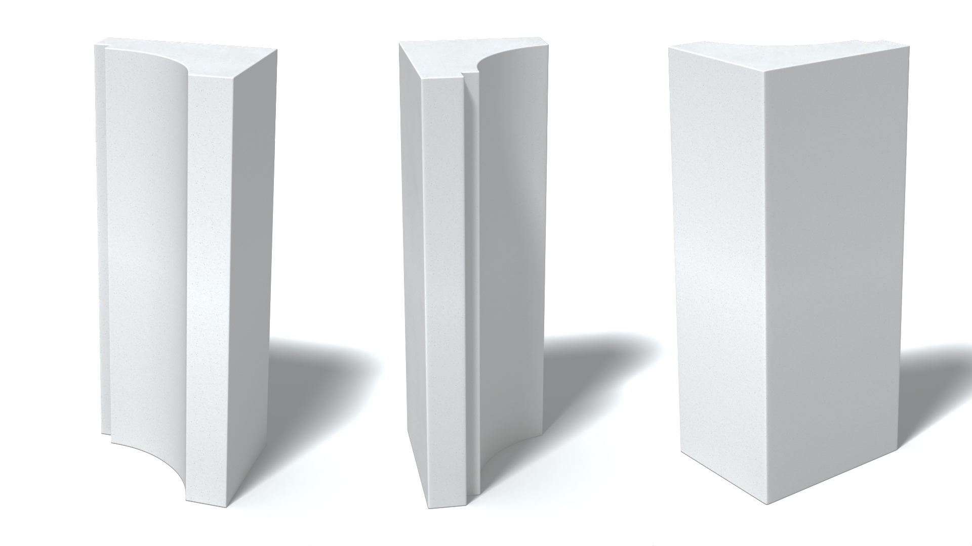3D model Architectural Molding Gypsum Type 8