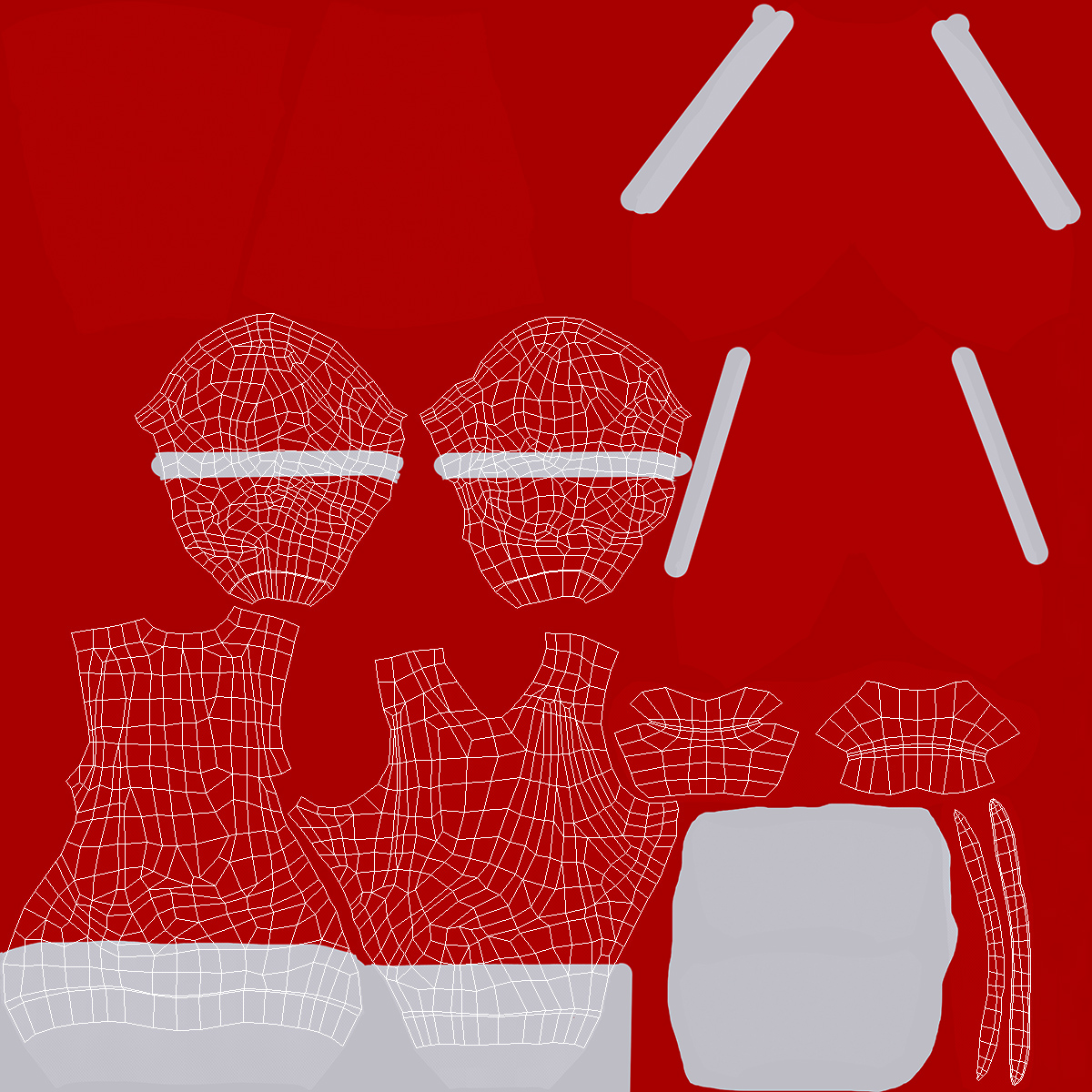 Hockey Jersey Red 3D