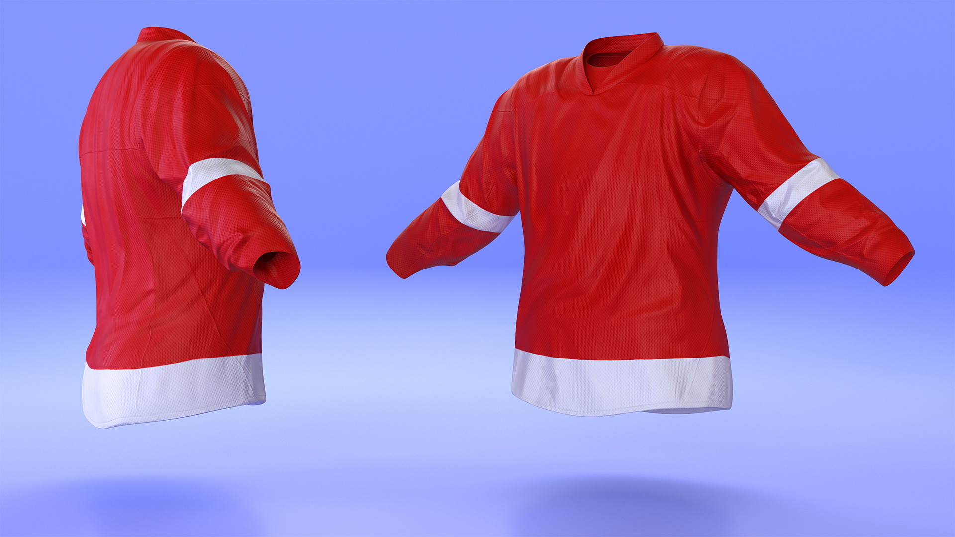 Hockey Jersey Red 3D