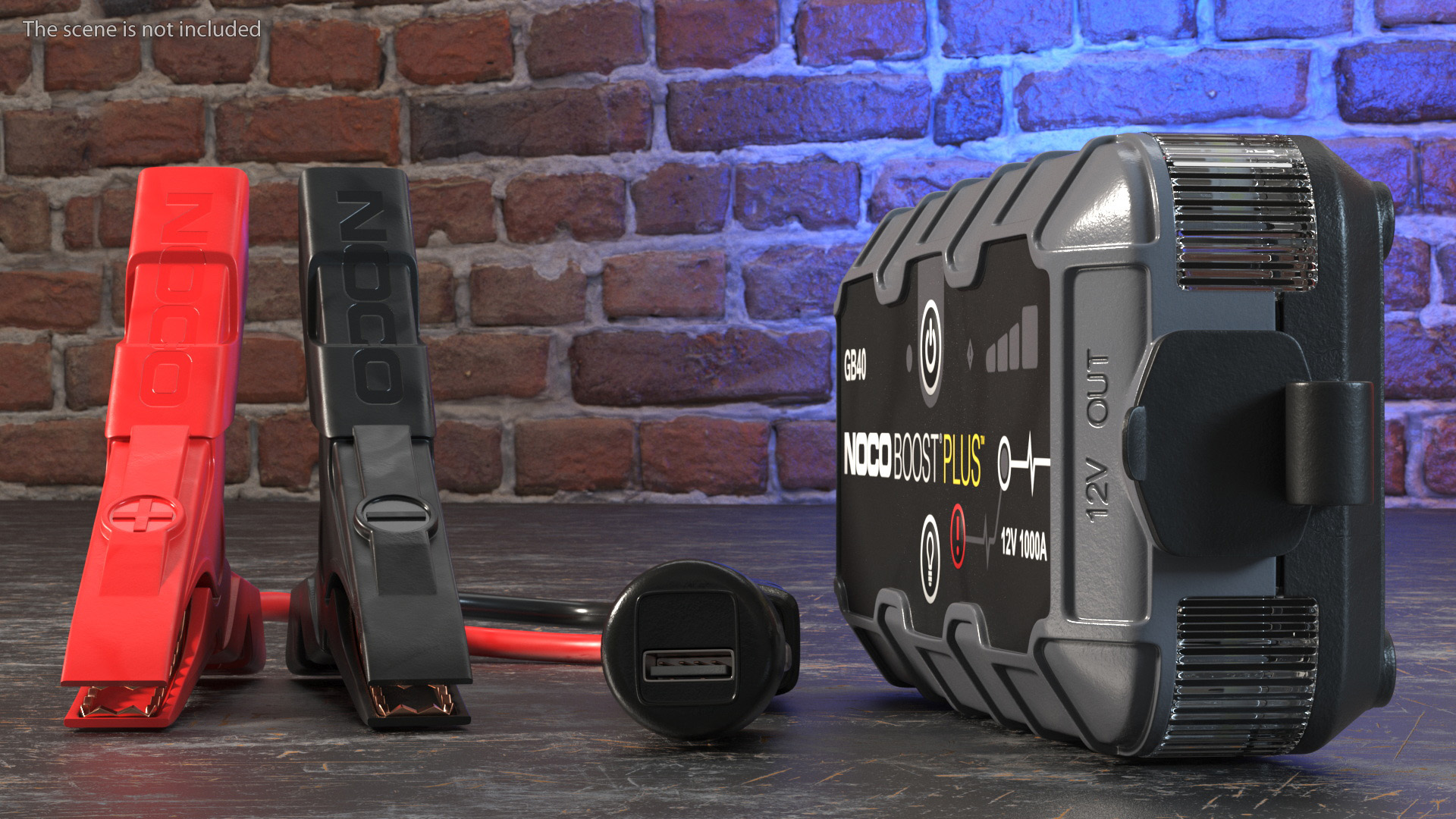 3D Portable Car Jump Starter NOCO Boost Plus
