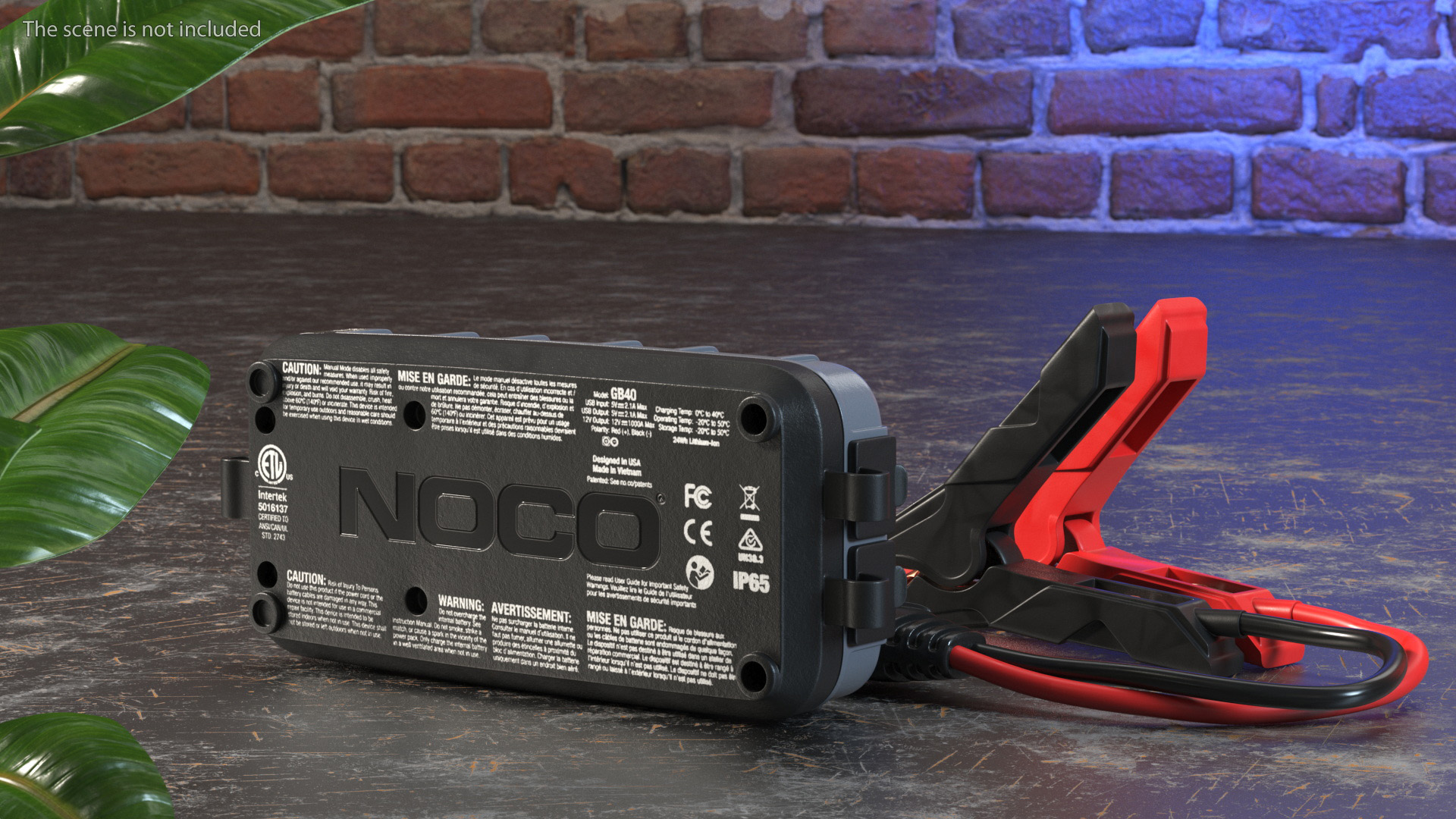 3D Portable Car Jump Starter NOCO Boost Plus