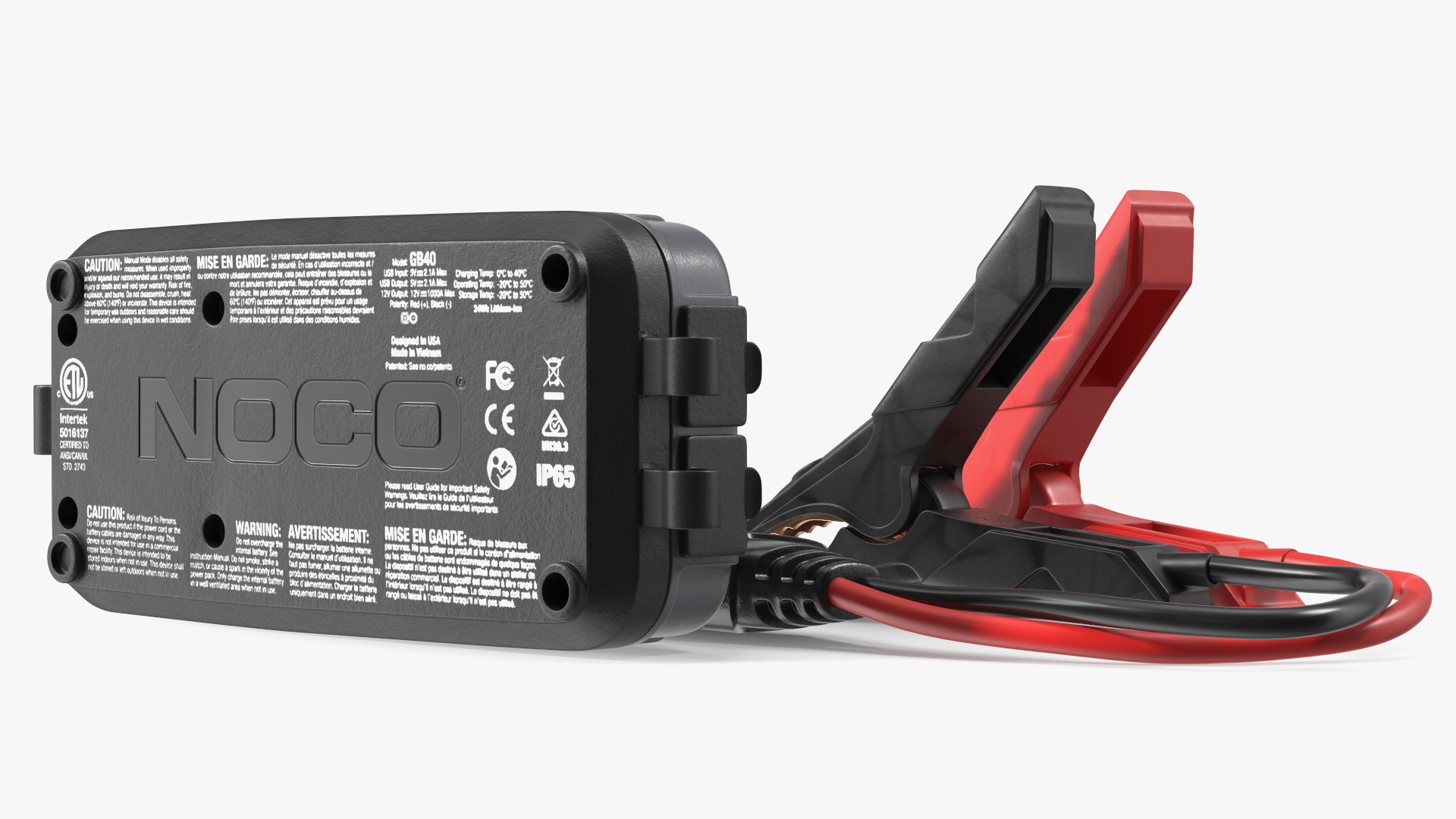 3D Portable Car Jump Starter NOCO Boost Plus