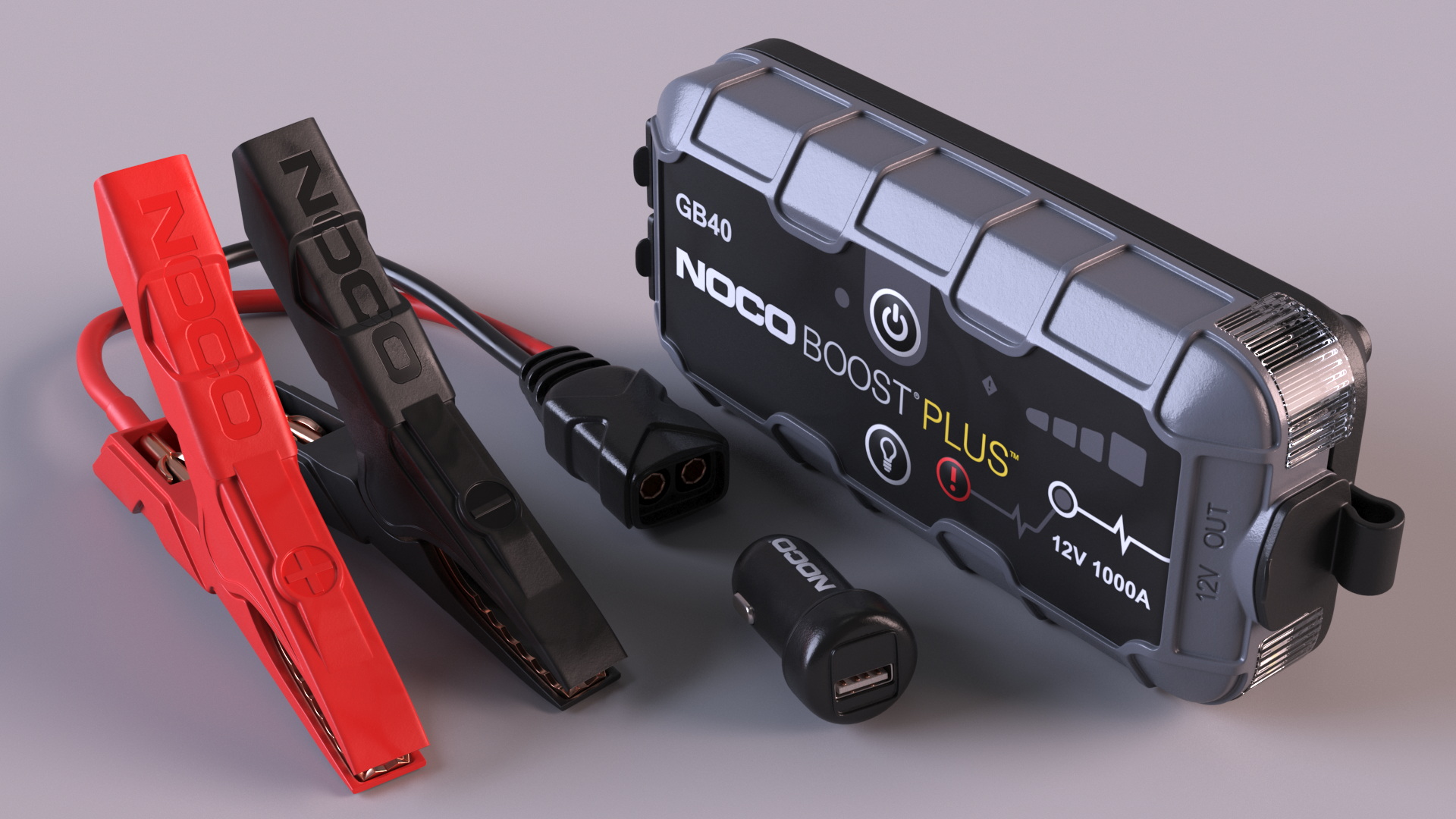 3D Portable Car Jump Starter NOCO Boost Plus